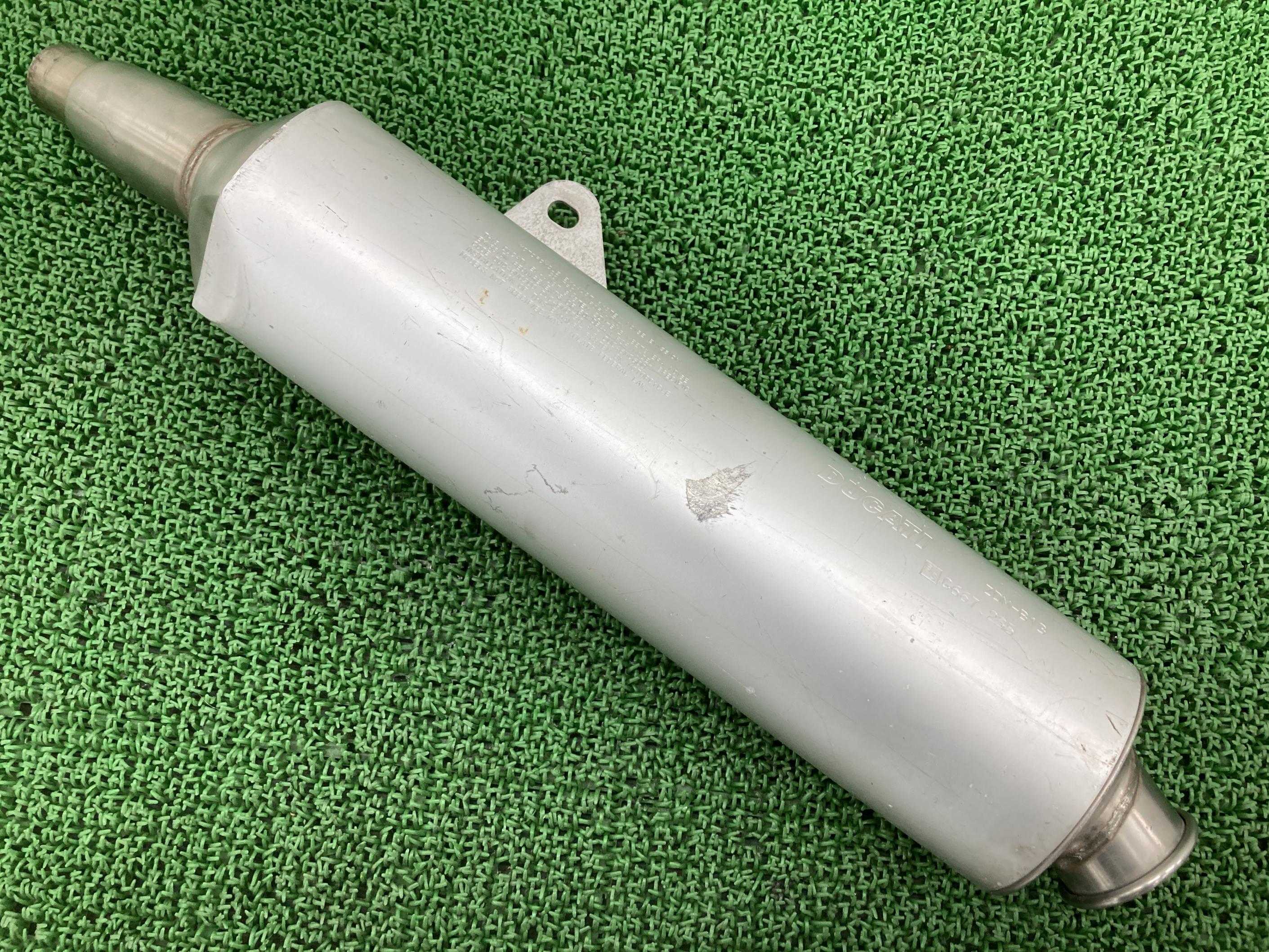 M400 サイレンサーマフラー 左 ドゥカティ 純正 バイク 部品 モンスター M750 M600 コケキズ無し 車検 Genuine 【中古】 76