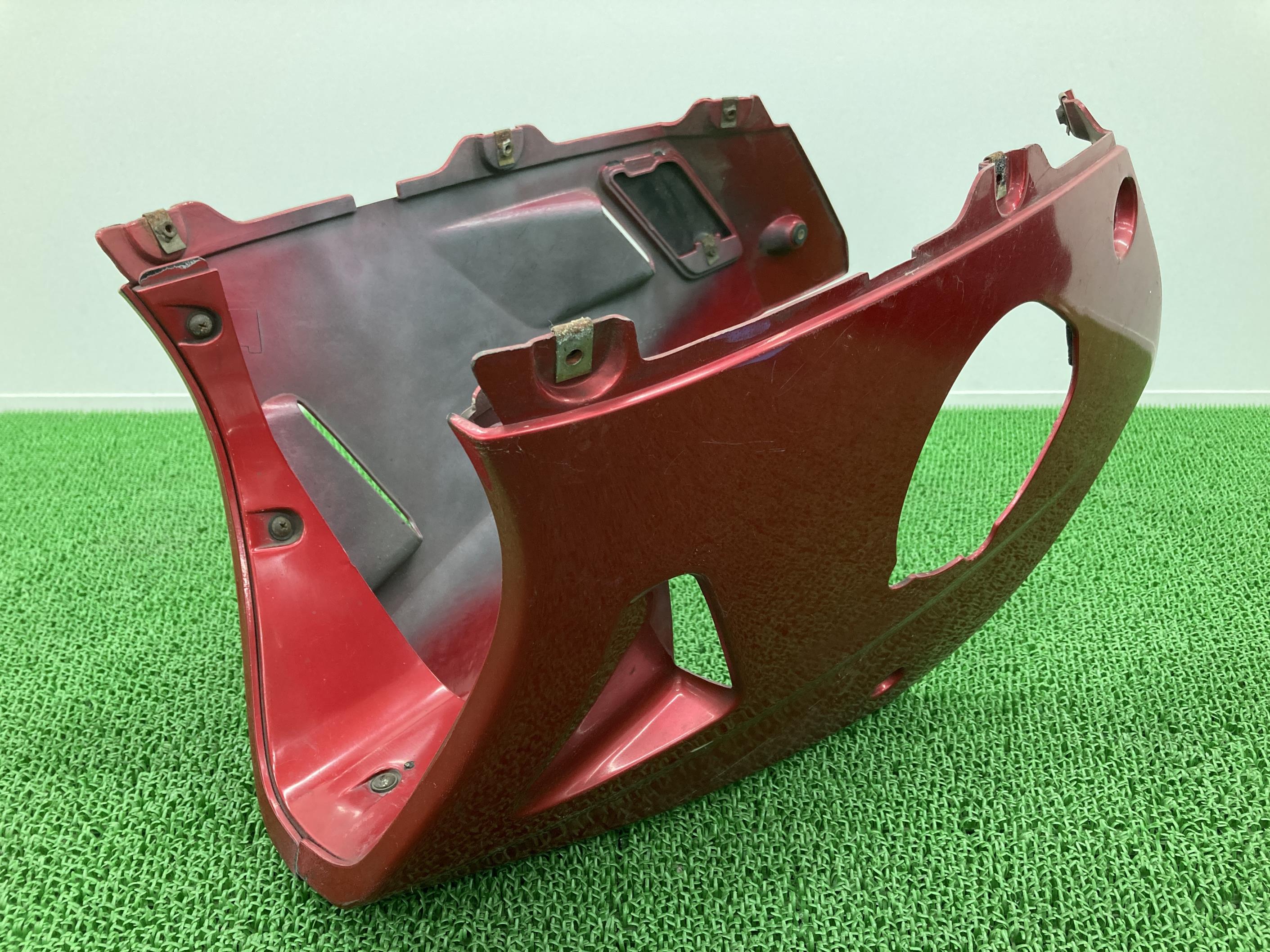 アクロス アンダーカウル 赤M GJ75A スズキ 純正 バイク 部品 GJ75D ACROSS ペイント素材に 割れ欠け無し 品薄 車検 Genuine 【中古】 5｜ティーエスパーツ　店