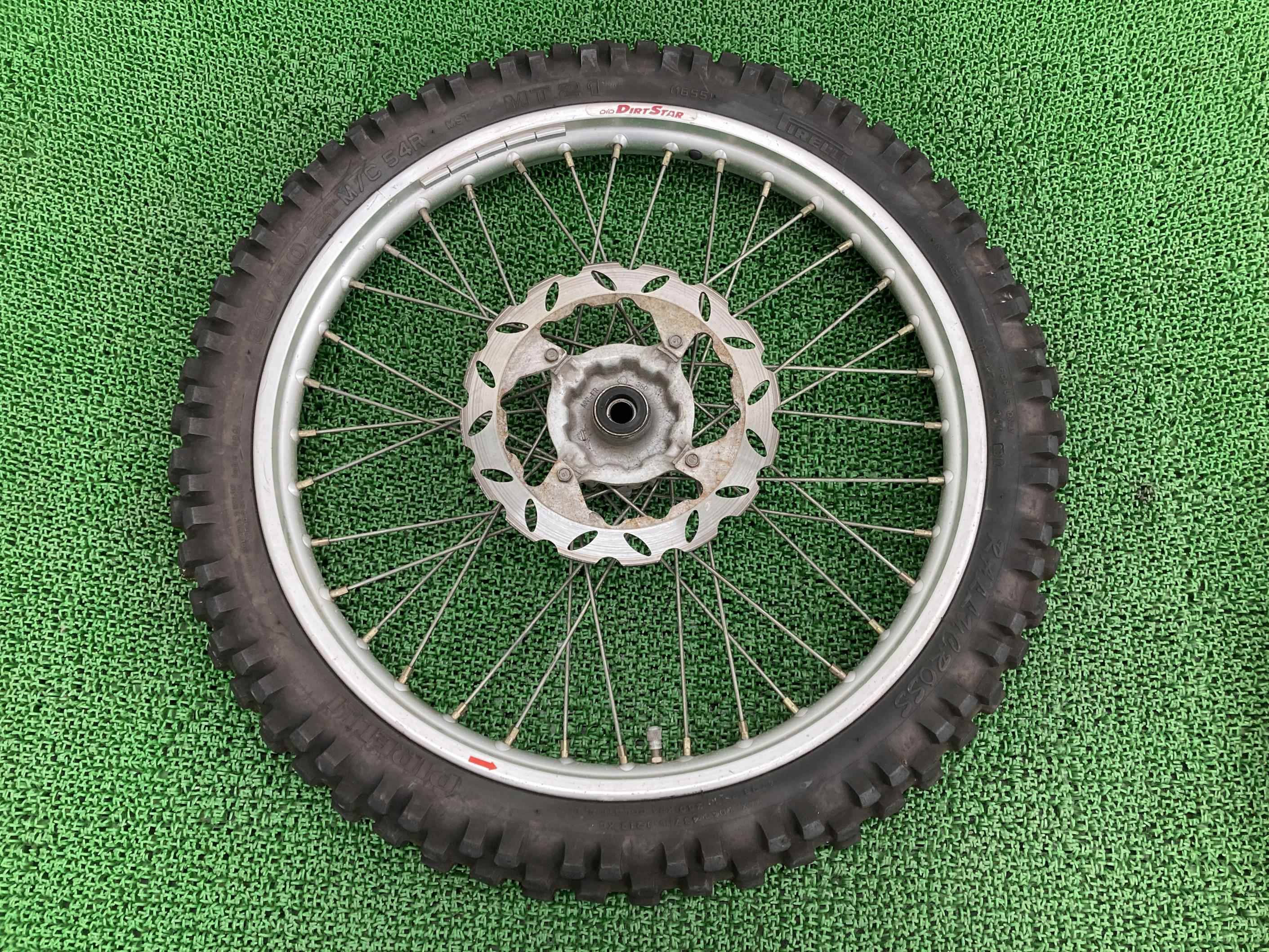 XR250フロントホイールMD30-1700***ホンダ純正バイク部品2003年式外しMD30-170021x1.60D.I.D曲がり無し品薄車検Genuine【中古】 0