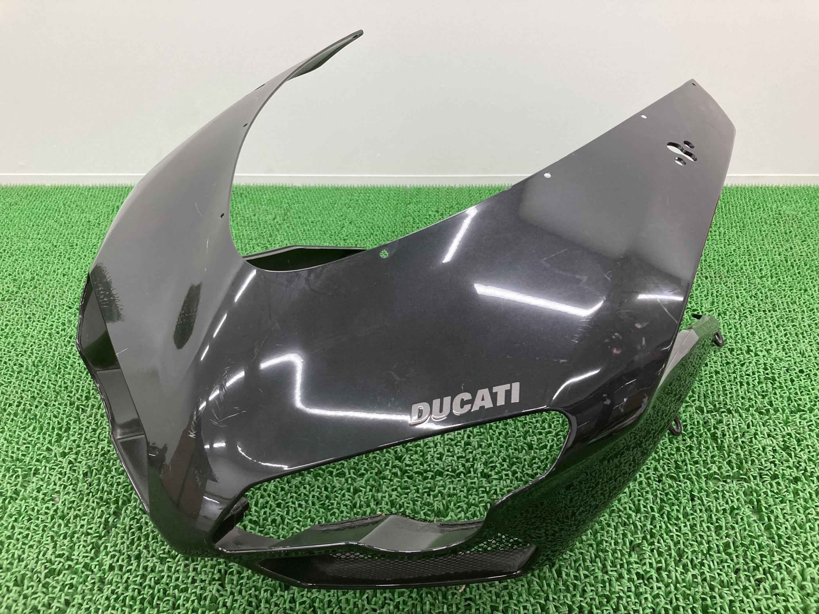 1098 アッパーカウル ガンM ドゥカティ 純正 バイク 部品 修復素材に コケキズ無し 品薄 希少品 車検 Genuine 【中古】 49