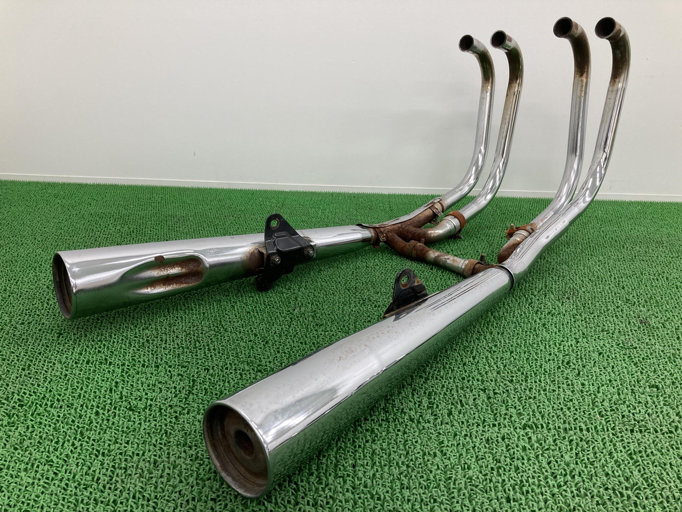 KZ550 マフラー KZ550A/B/D カワサキ 純正 バイク 部品 KZ550A B D 当時物 修復素材やカスタム素材に 品薄 車検 Genuine 【中古】 Zx