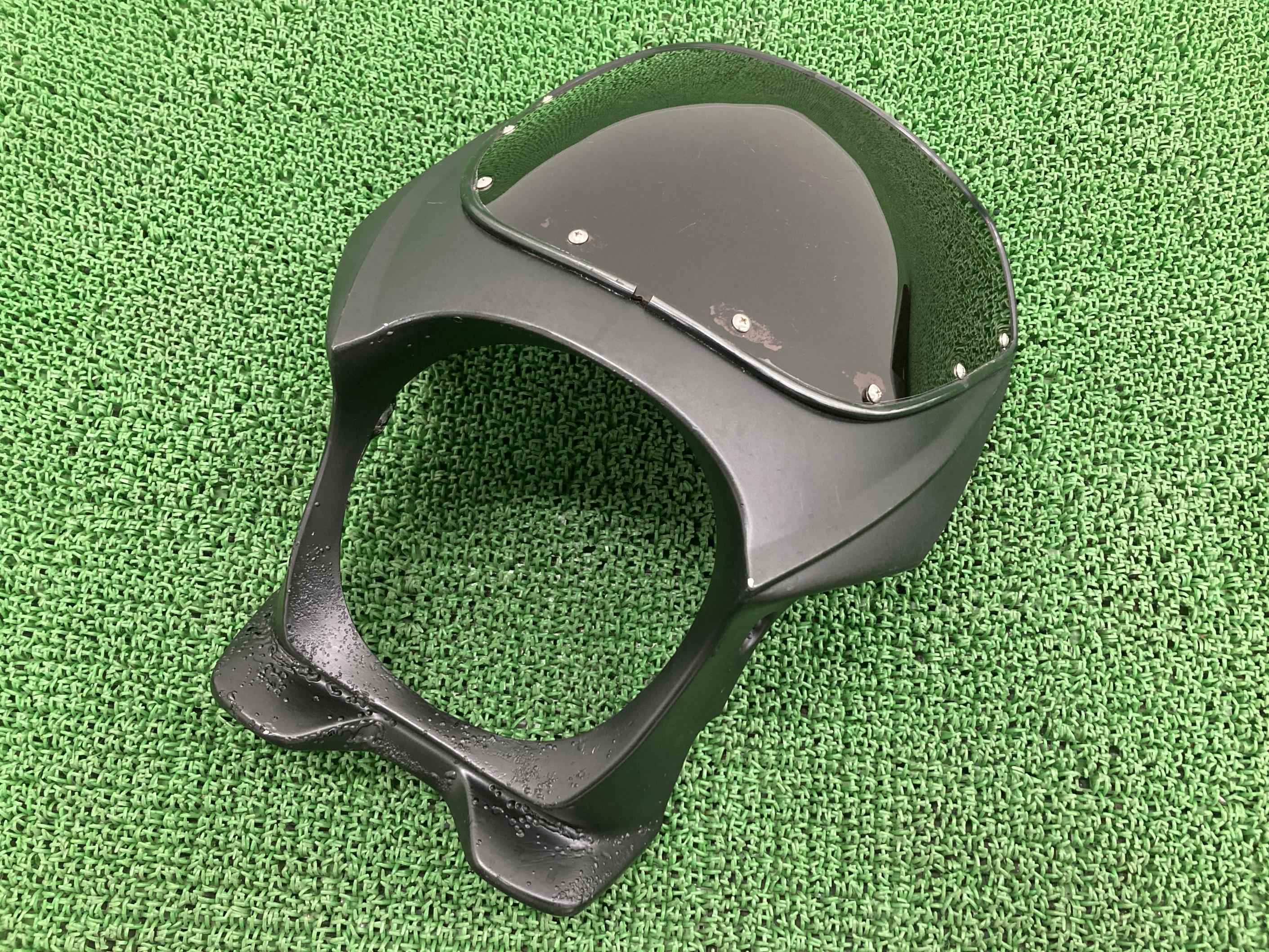 ジェイドビキニカウル黒社外バイク部品MC23-1202***JADEフロントカウルライトカウル修復素材に品薄【中古】 85