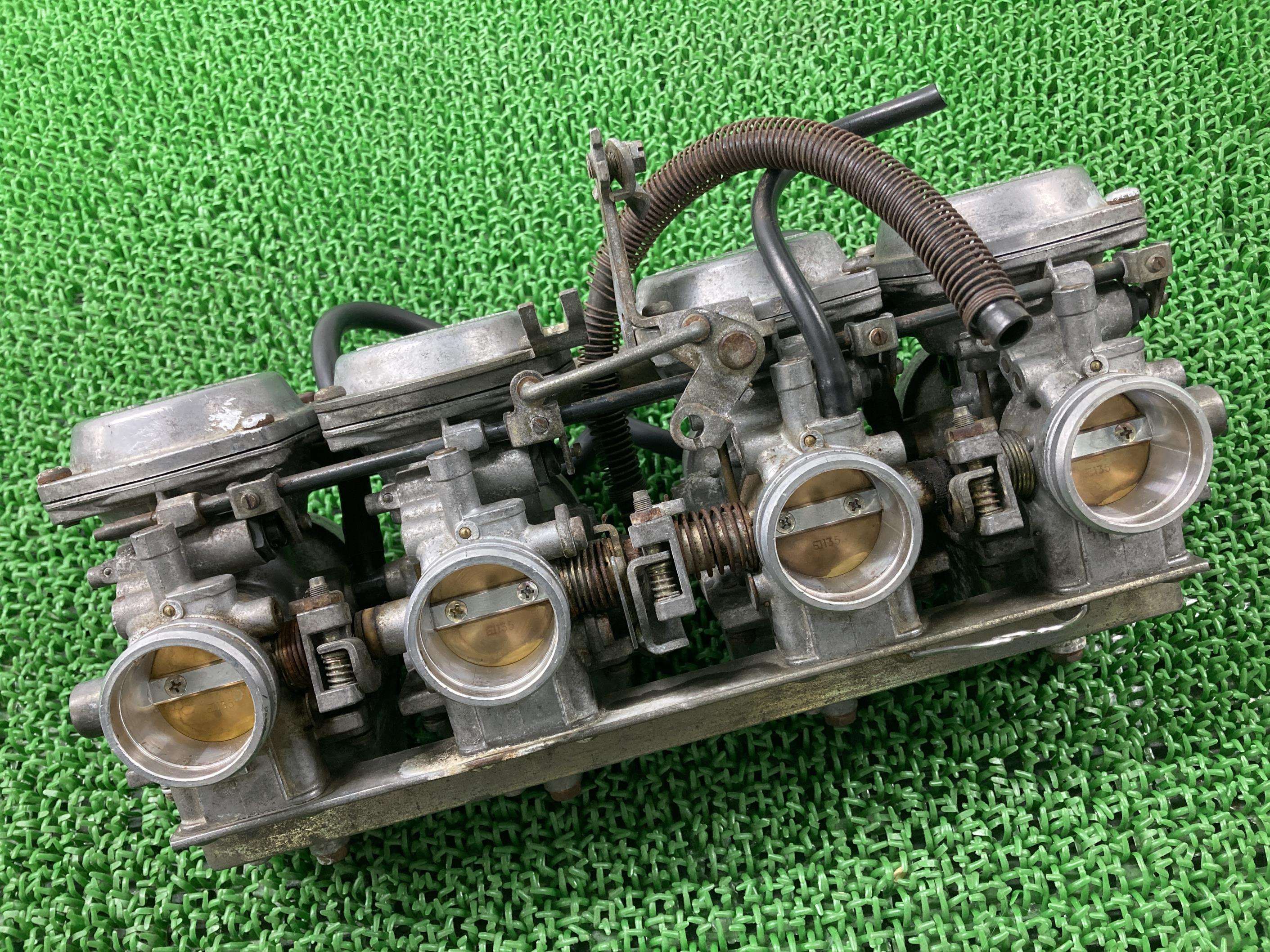 GSX1100Sカタナ キャブレター スズキ 純正 バイク 部品 GU76A KATANA 刀 修復素材に 固着無し 車検 Genuine 【中古】 85|ティーエスパーツ 店
