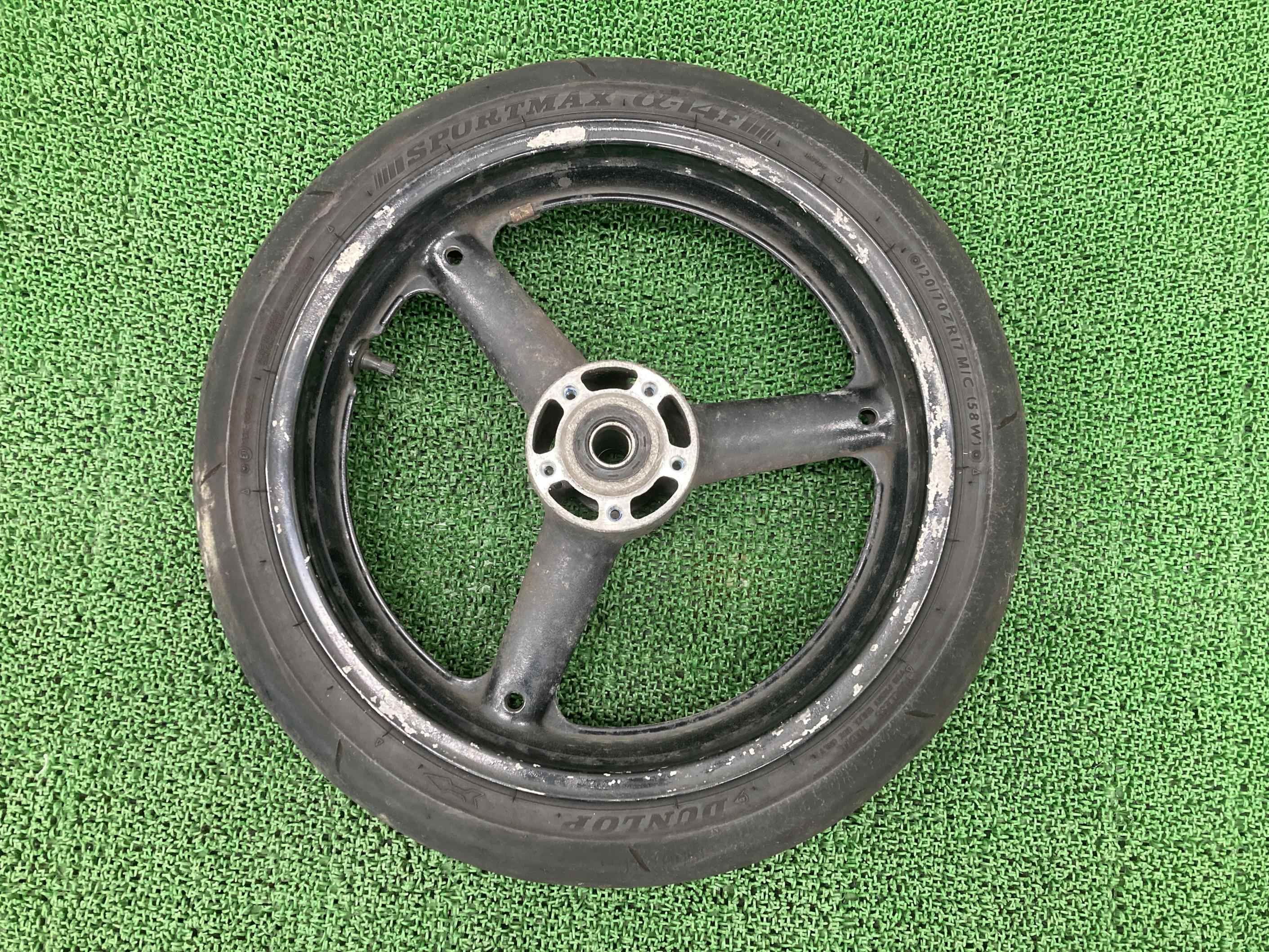 GSX1300Rハヤブサ フロントホイール JS1GW71A432102*** スズキ 純正 バイク 部品 GW71A HAYABUSA 隼 17X3.50 ASAHITEC 車検 Genuine 【中古】 46｜ティーエスパーツ　店