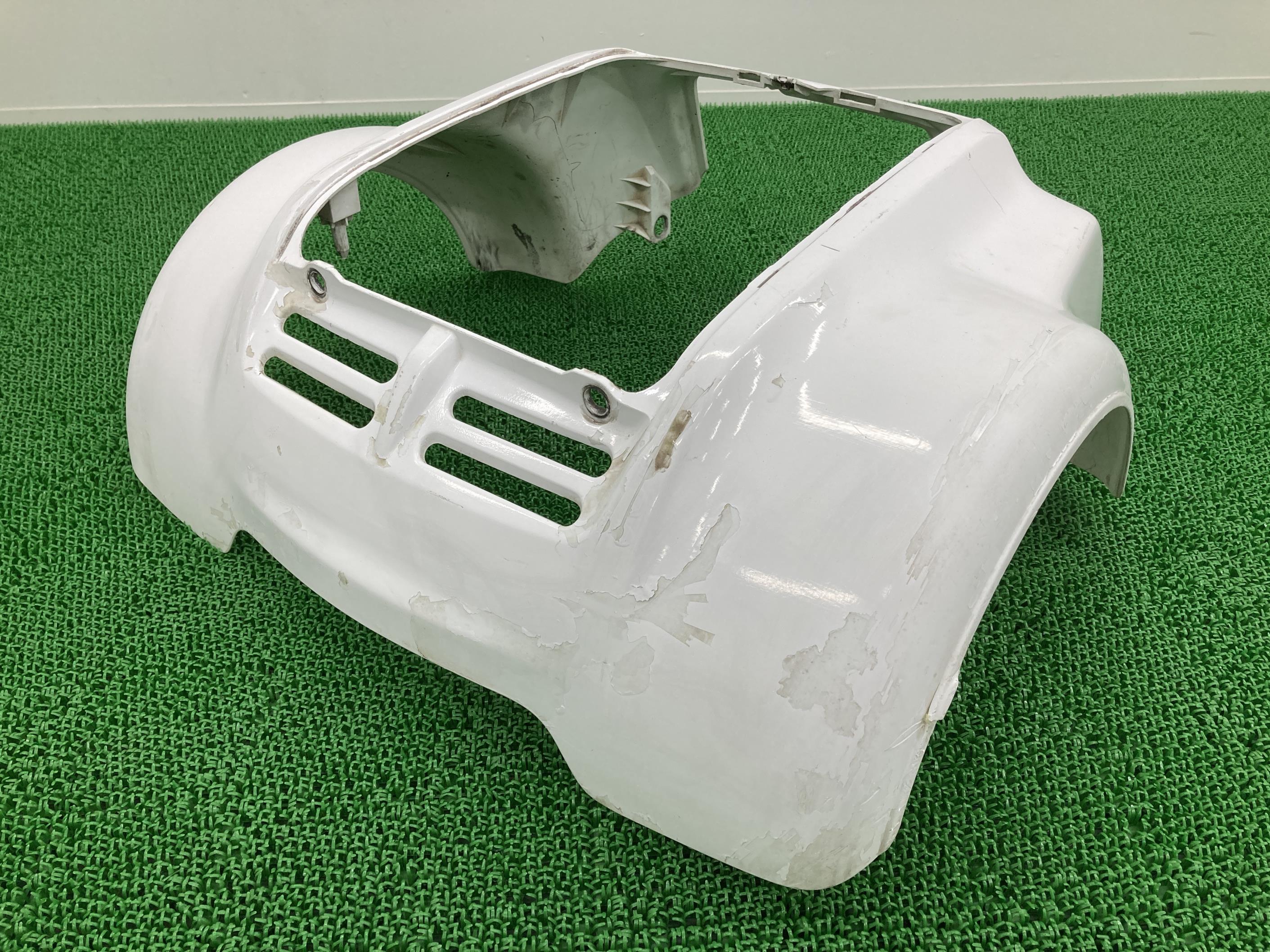 ジャイロキャノピー リアフェンダー 白 ホンダ 純正 バイク 部品 TA03 GyroCanopy ペイント素材に 割れ欠け無し 車検 Genuine 【中古】 74|ティーエスパーツ 店