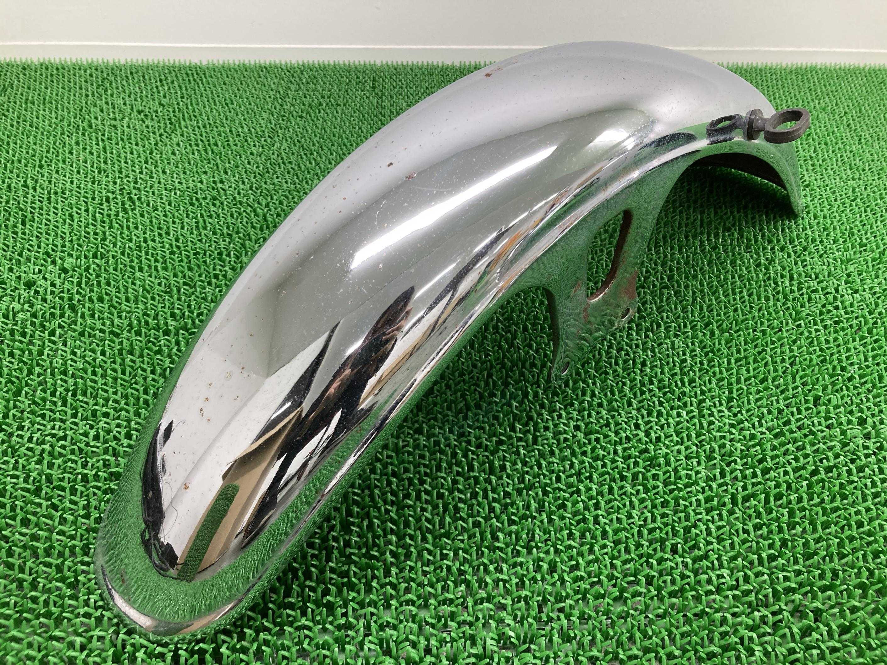 SR400フロントフェンダーヤマハ純正バイク部品1JRRH01J曲がり無し品薄安心ノーマル希少品車検Genuine【中古】 57
