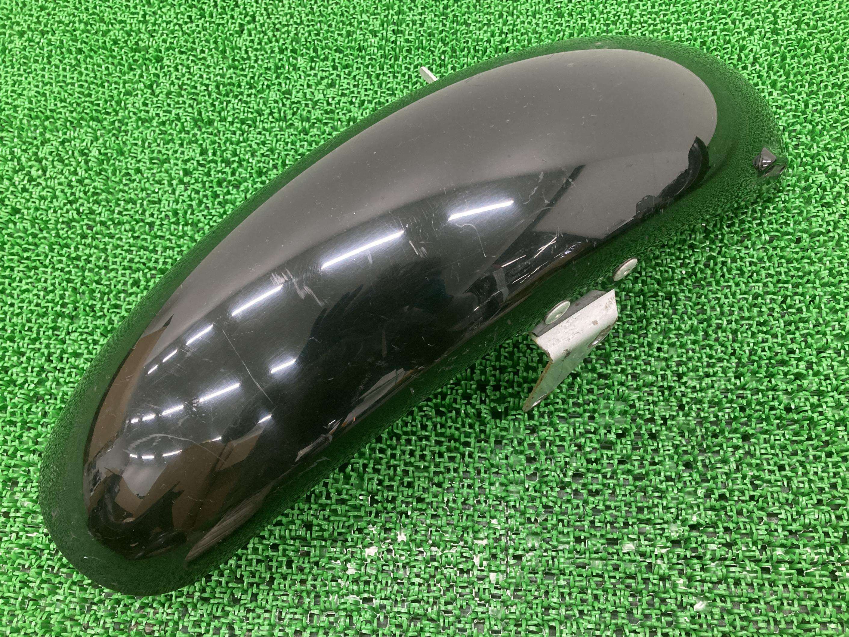 ドラッグスター400 フロントフェンダー 黒 ヤマハ 純正 バイク 部品 VH01J 割れ欠け無し 希少品 品薄 車検 Genuine 【中古】 11|ティーエスパーツ 店
