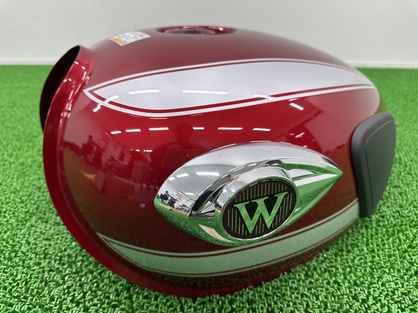 楽天市場】バルカン400クラシックタンクオレンジM/黄Mカワサキ純正