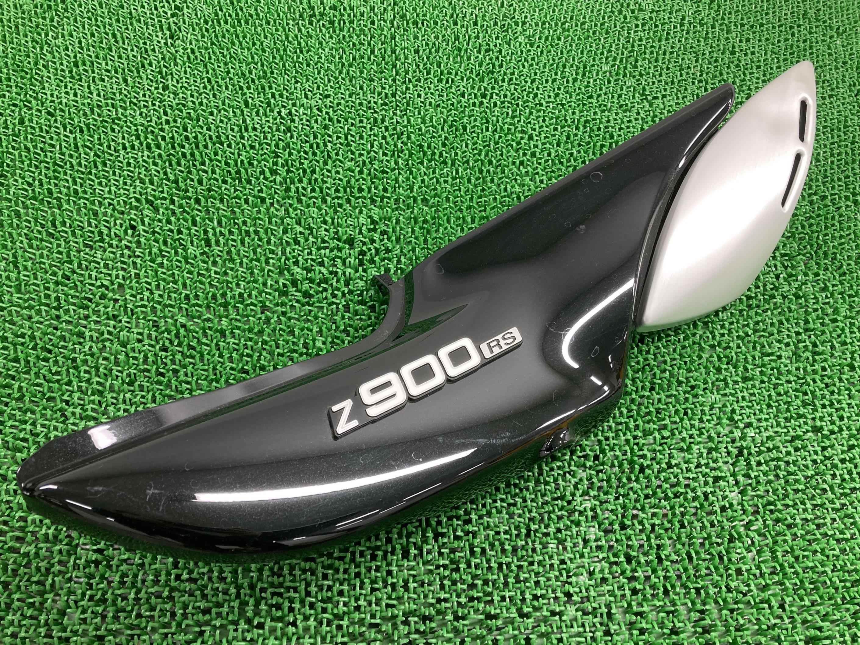 Z900RS サイドカバー 右 黒M カワサキ 純正 バイク 部品 ZR900C インジェクションカバー コンディション良好 割れ欠け無し 品薄 車検 Genuine 【中古】 78|ティーエスパーツ 店