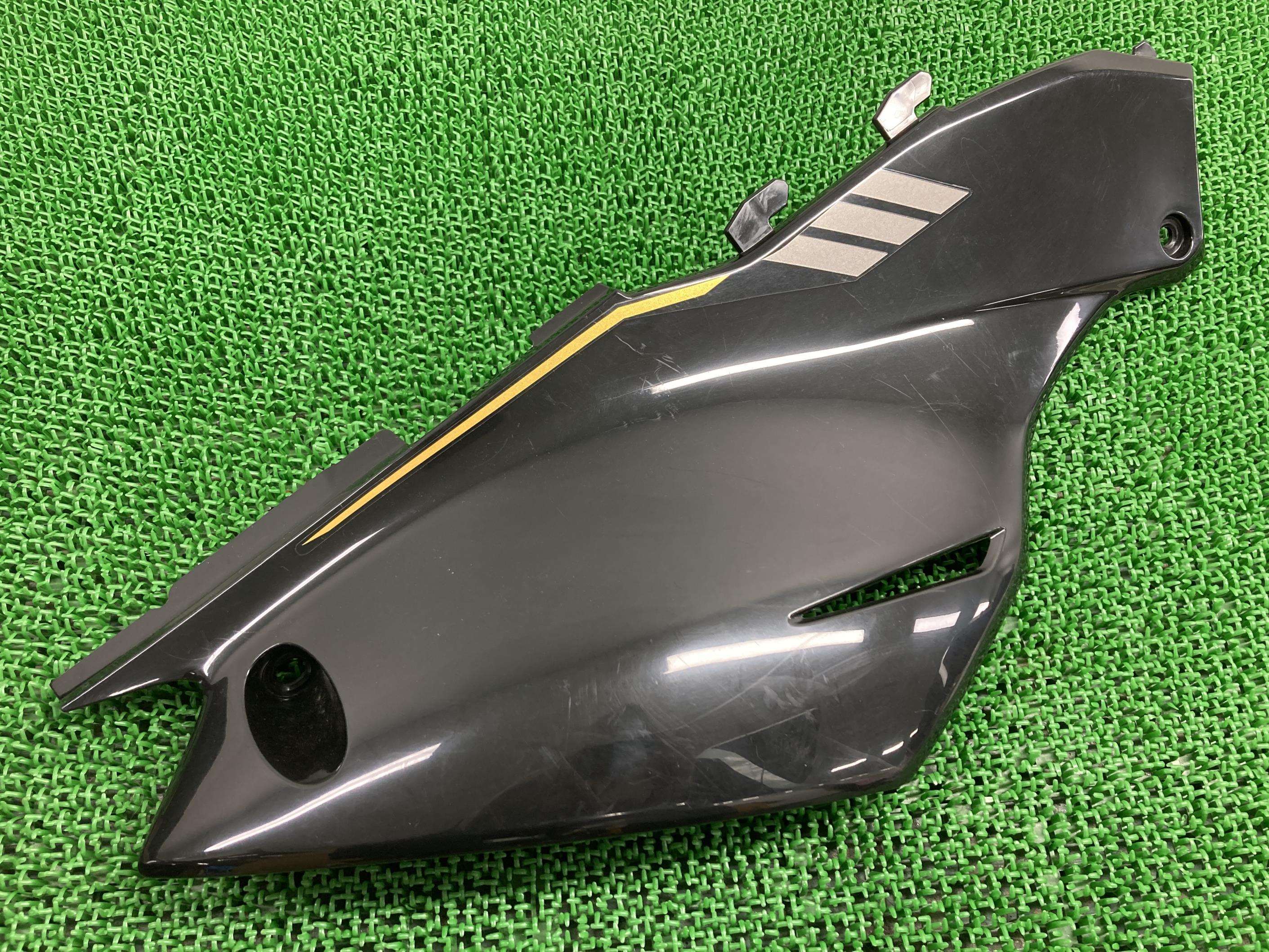 KLX230SM サイドカバー 右 黒 カワサキ 純正 バイク 部品 LX230A シートカウル 割れ欠け無し 品薄 希少品 車検 Genuine 【中古】 8