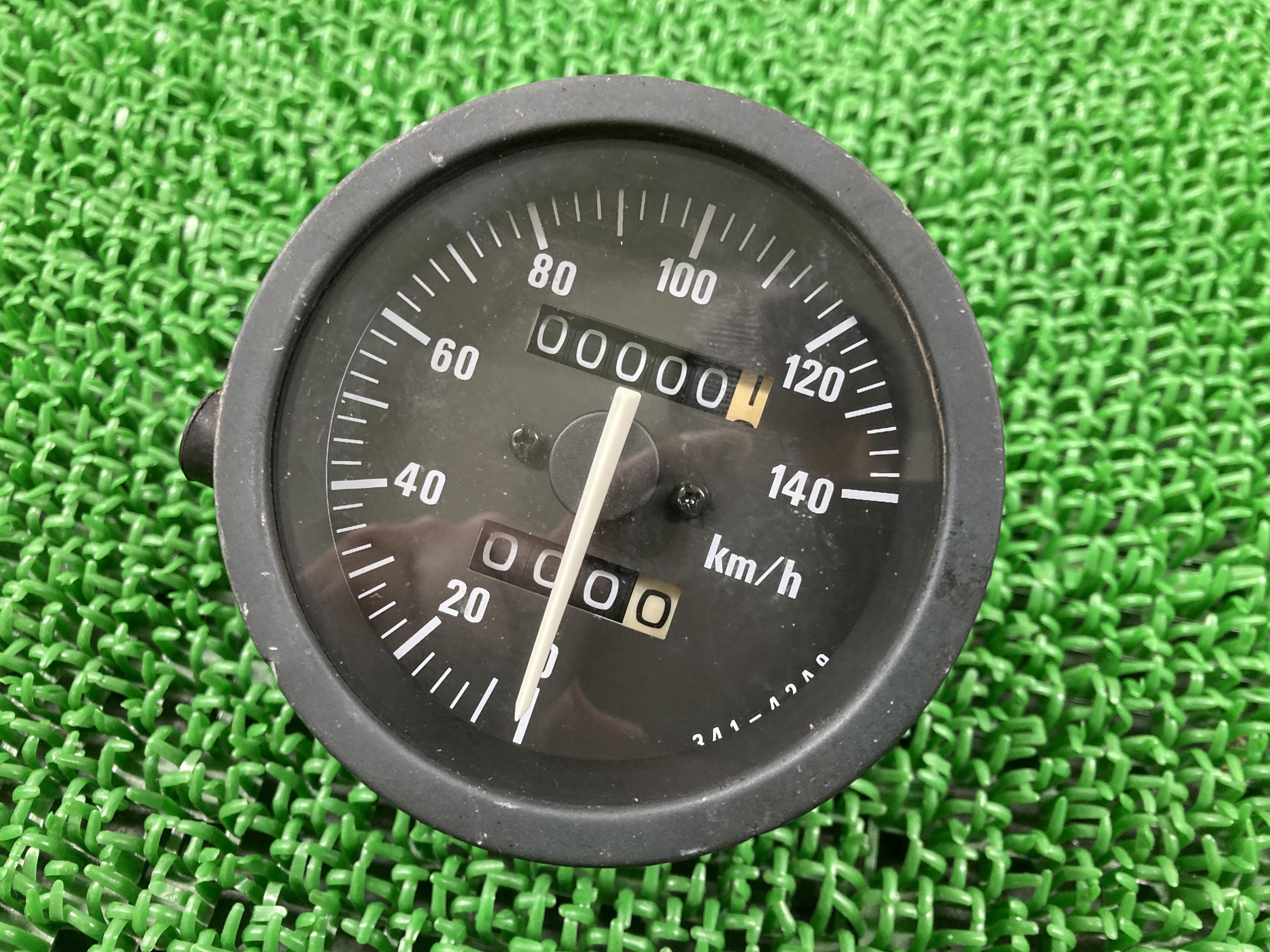 ジェベル200 スピードメーター スズキ 純正 バイク 部品 SH42A DJEBEL200 低走行 割れ欠け無し 品薄 車検 Genuine 【中古】 29|ティーエスパーツ 店