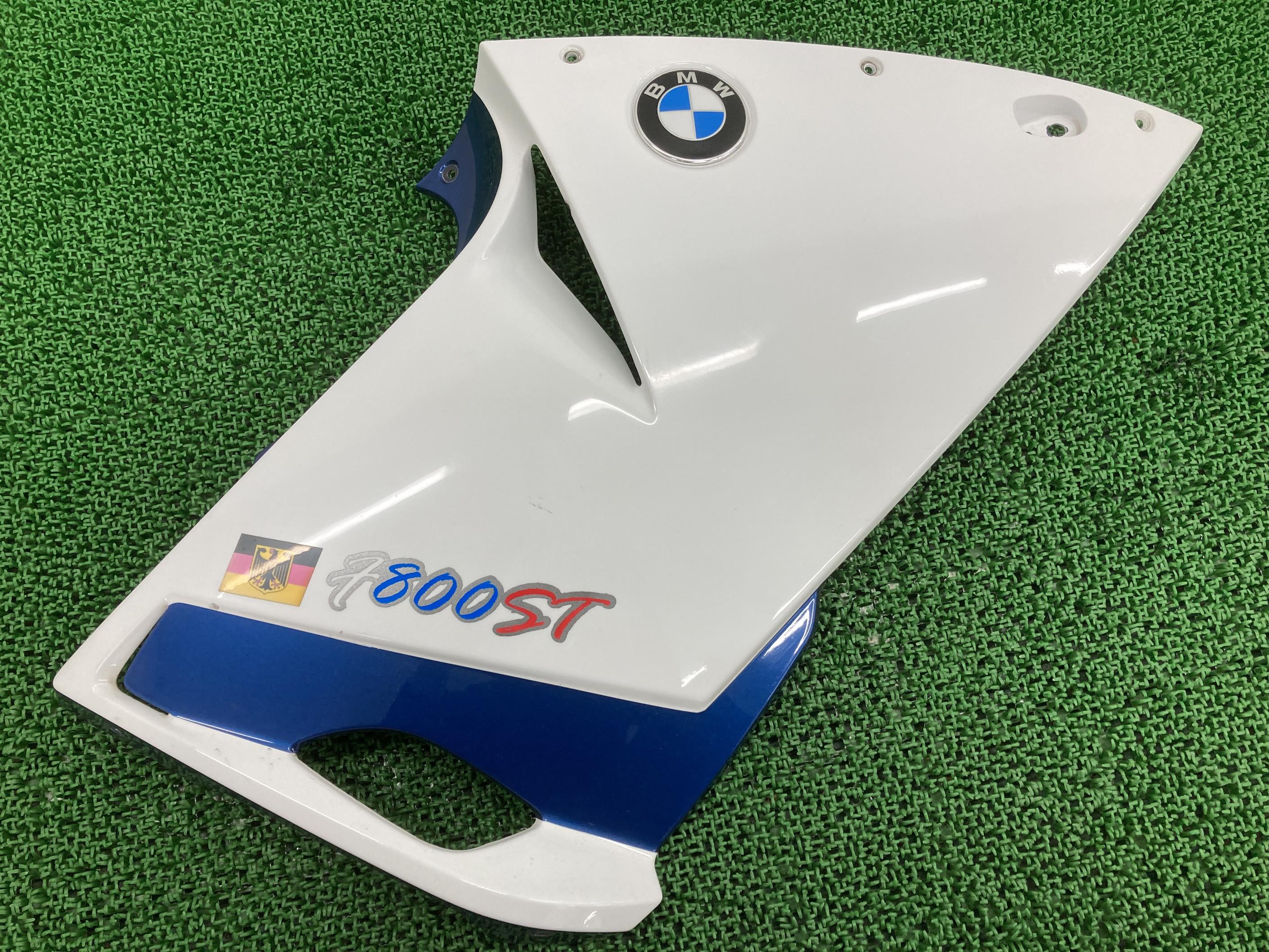 F800ST サイドカウル 右 青M/白 BMW 純正 バイク 部品 ブルー ホワイト アンダーカウル 割れ欠け無し 車検 Genuine 【中古】 34
