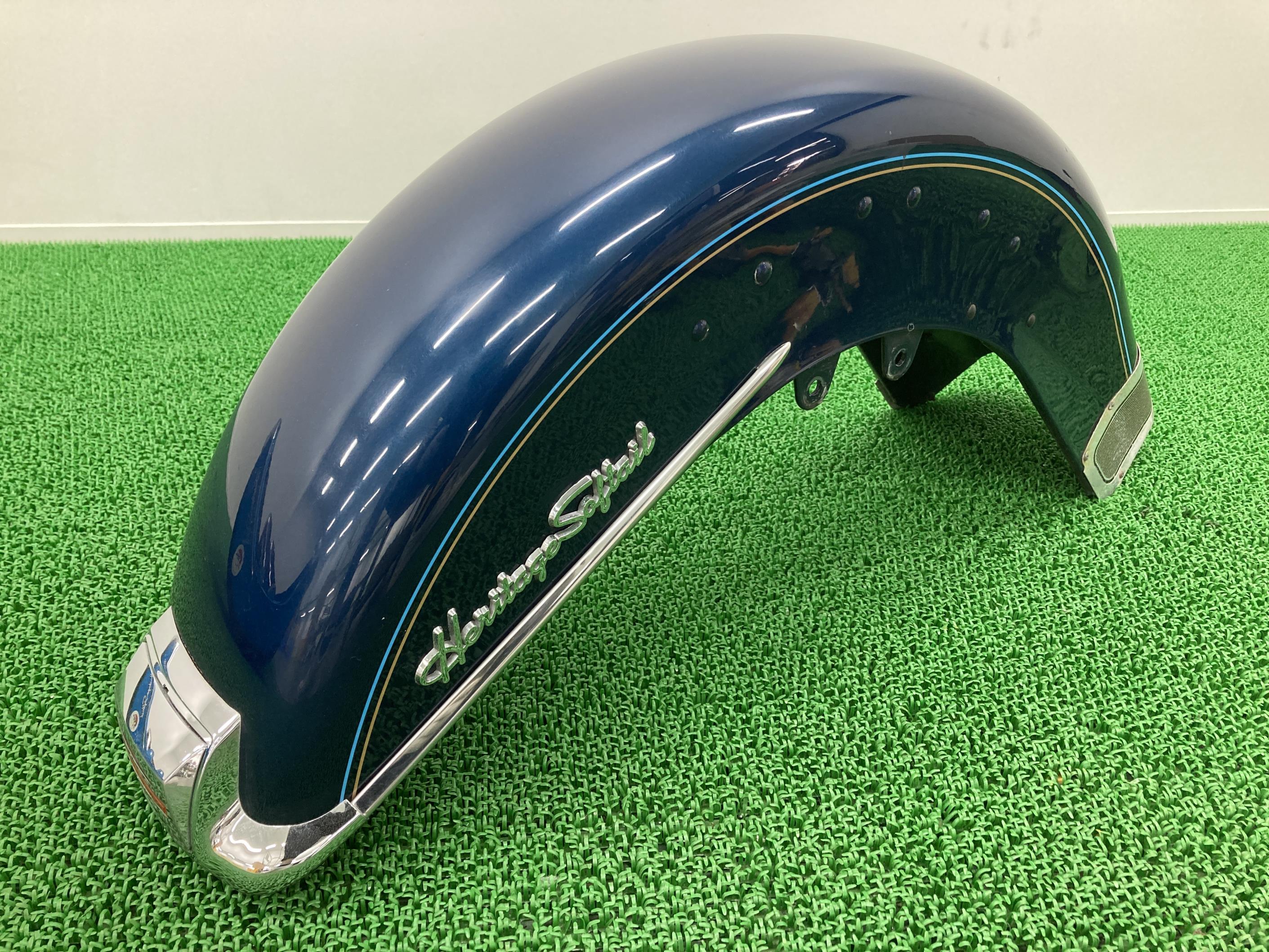 楽天市場】FLSTC1340フロントフェンダー青Mハーレー純正バイク部品