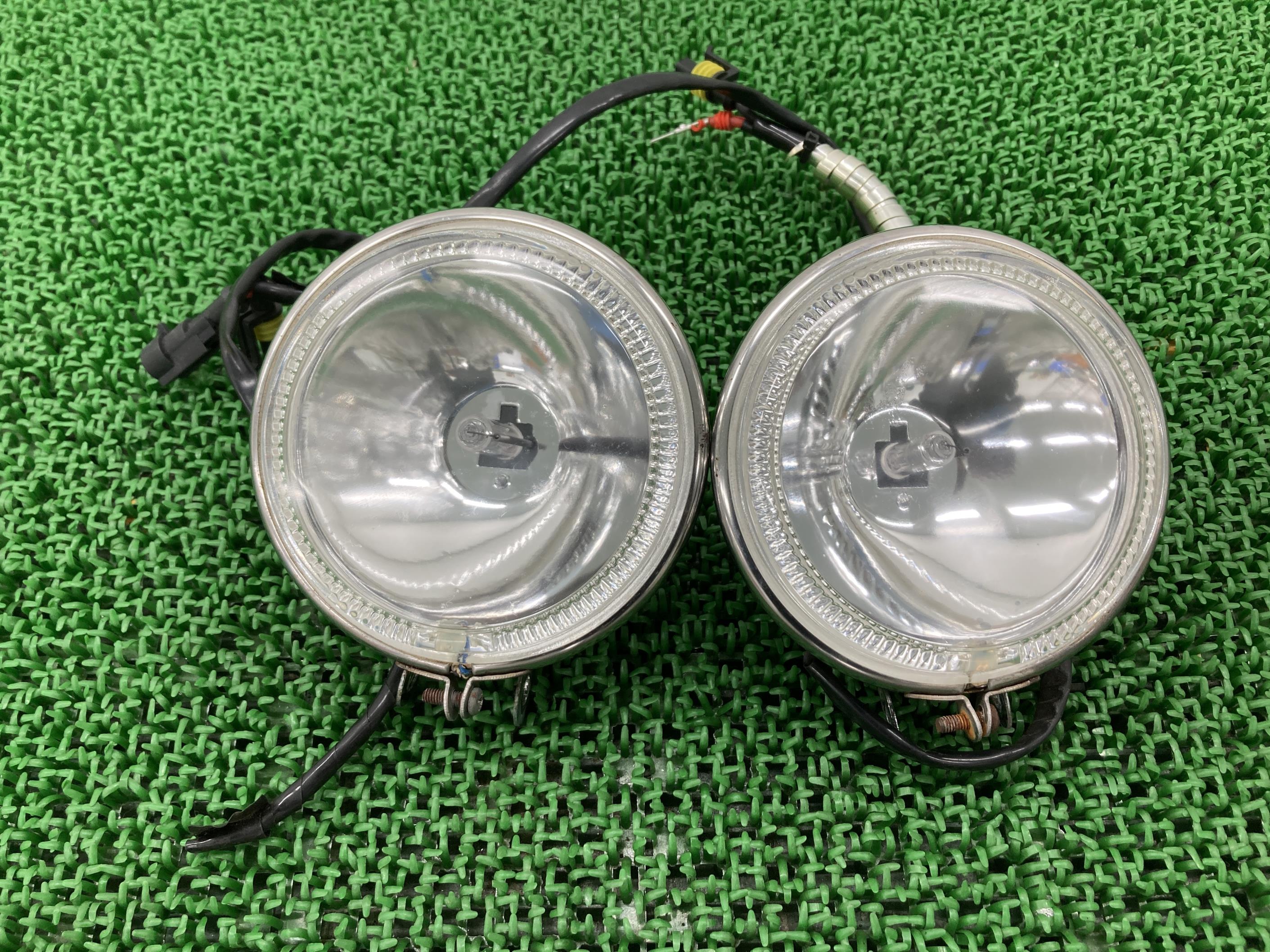 ハーレーフォグランプ左右社外バイク部品FLSTSFLSTCFLSTFソフテイル割れ欠け無し品薄【中古】 30