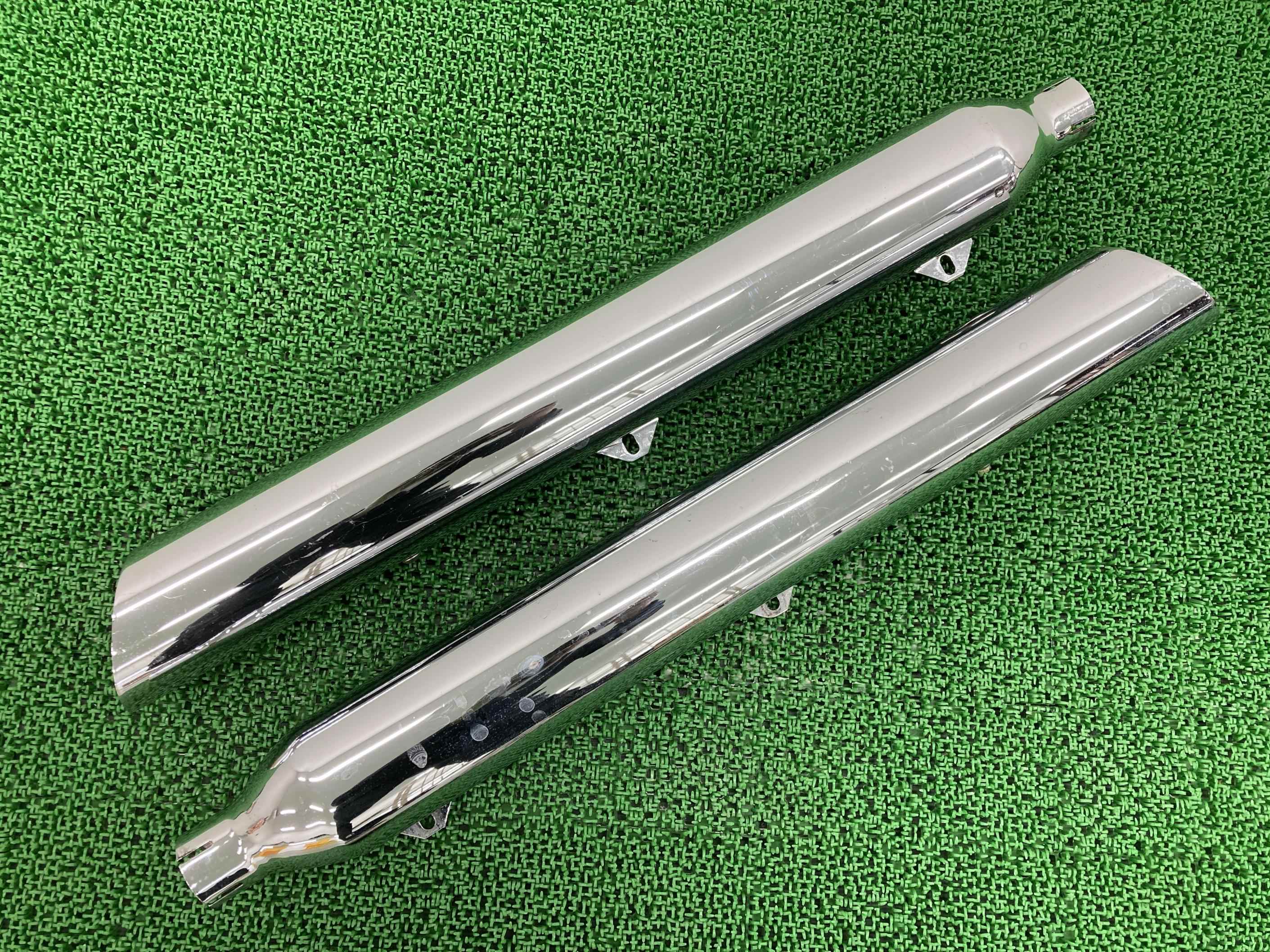ソフテイルサイレンサーマフラー左右社外バイク部品エボEVOTC88スリップオンスチール左右出し用【中古】 22