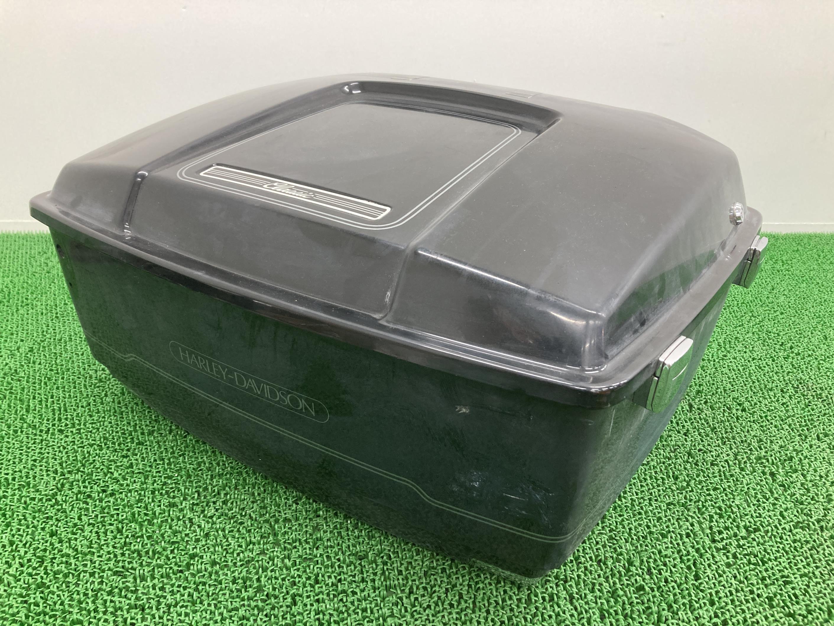 FLHTC1580トップケース黒5HD1FF4198Y705***ハーレー純正バイク部品08年外しツーリングエレクトラグライドクラシックツアーパックペイント素材に車検Genuine【中古】 71
