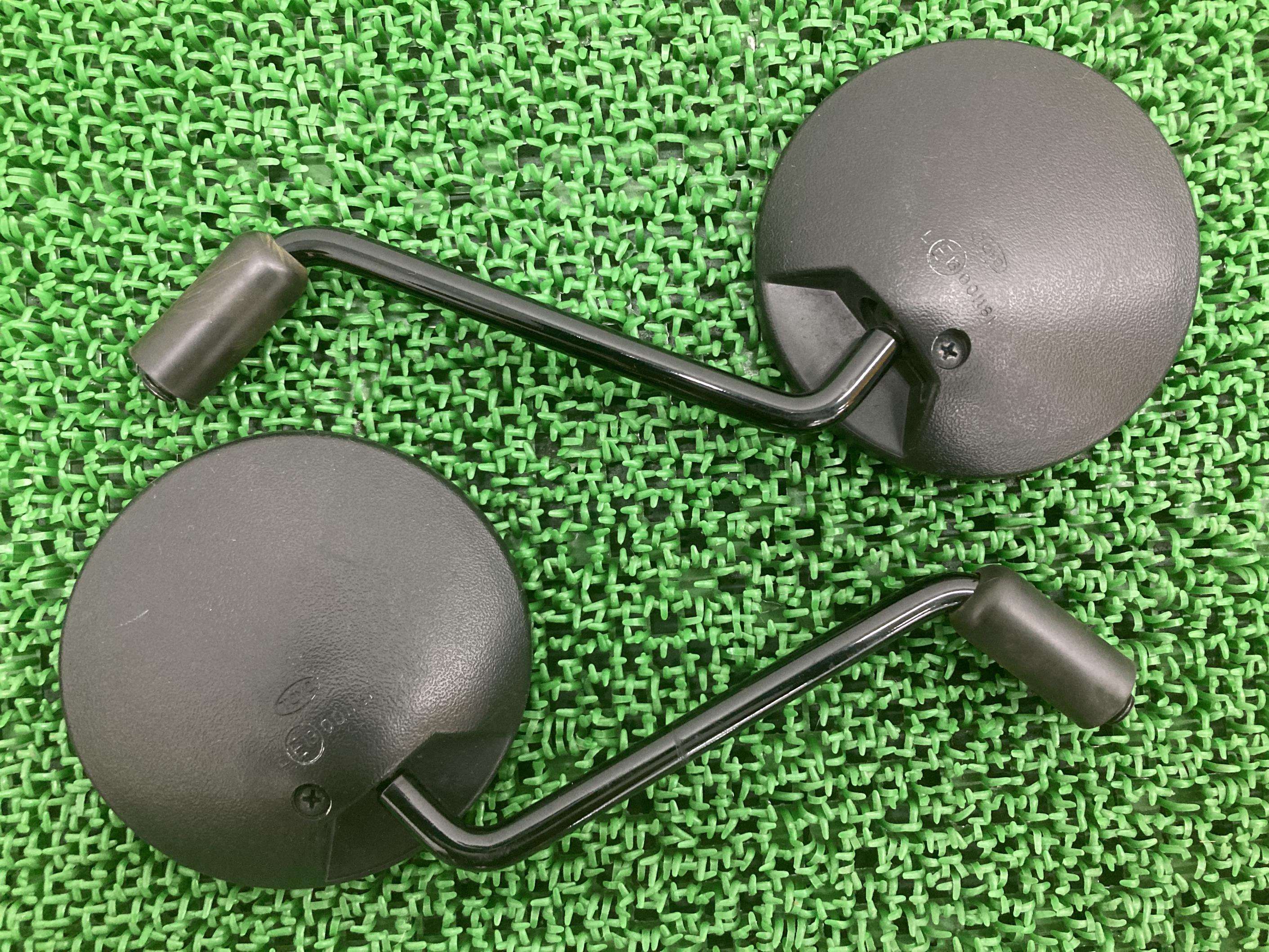 セロー250 ミラー 左右 ヤマハ 純正 バイク 部品 DG17J DG31J 正逆10mm 割れ欠け無し 品薄 車検 Genuine 【中古】 41