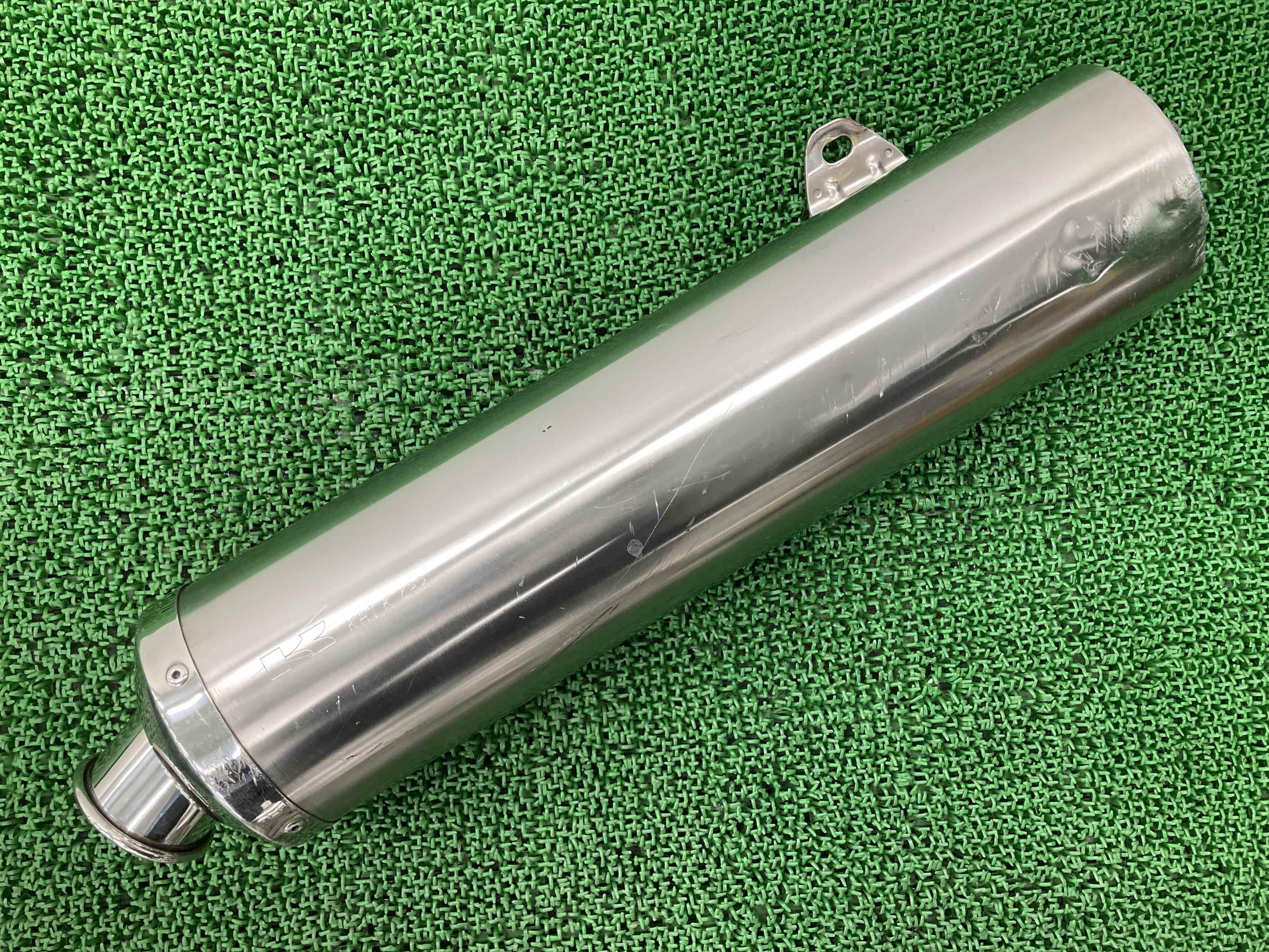 ZRX400 サイレンサーマフラー カワサキ 純正 バイク 部品 ZR400E 後期 機能的問題なし 品薄 希少品 車検 Genuine 【中古】 16