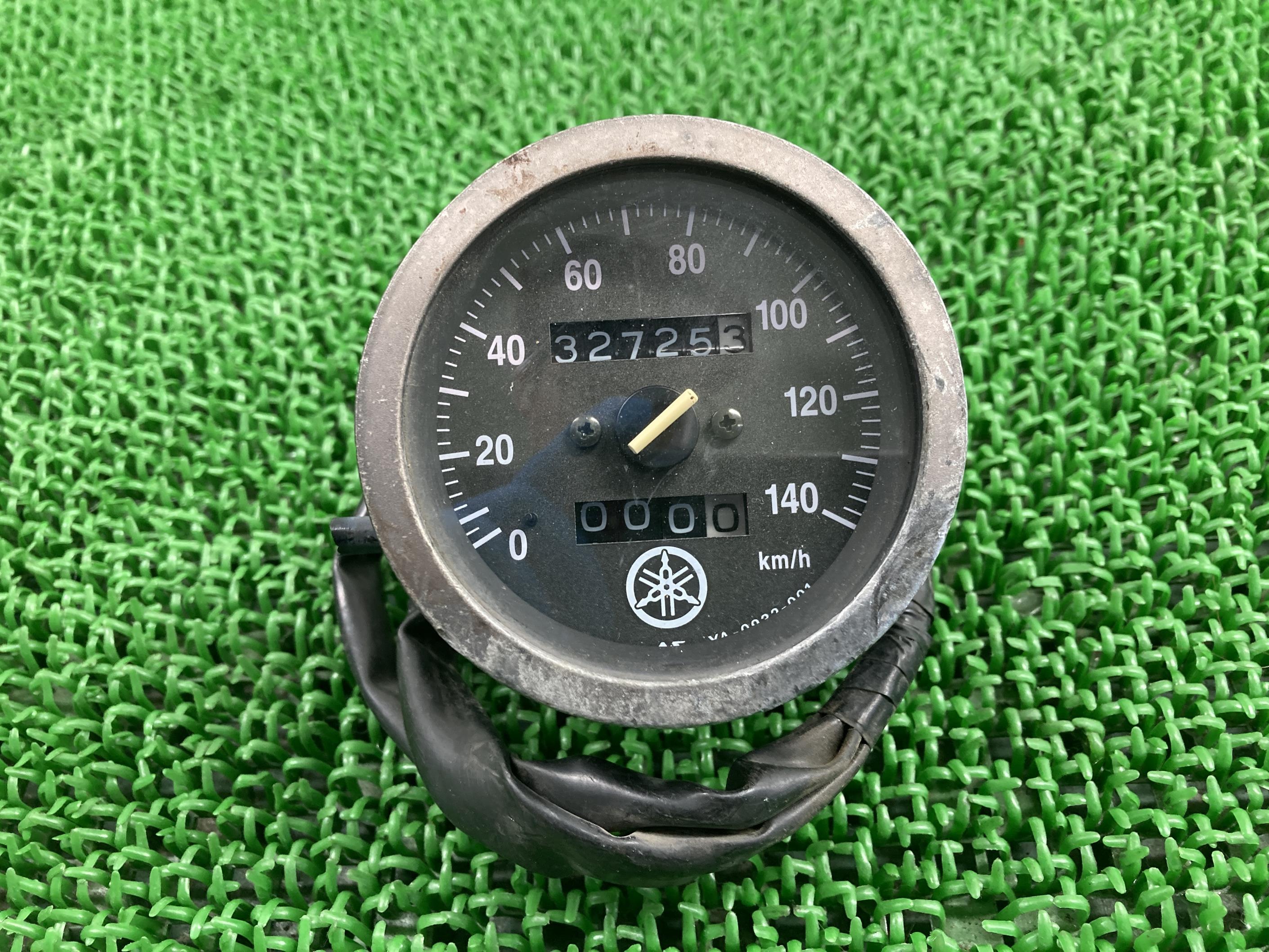 TW225 スピードメーター ヤマハ 純正 バイク 部品 DG09J 割れ欠け無し 品薄 希少品 車検 Genuine 【中古】 46