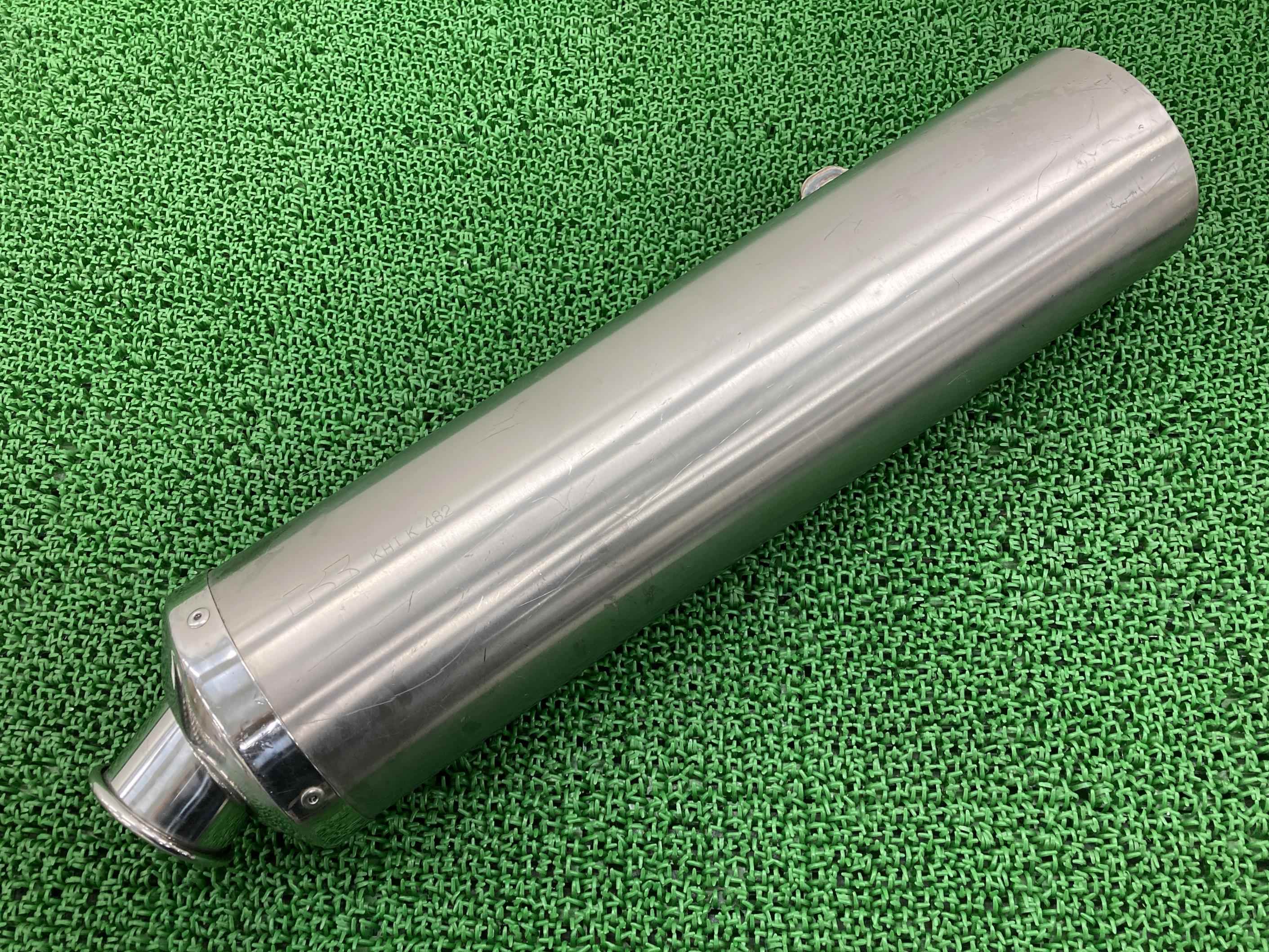ZRX400 サイレンサーマフラー カワサキ 純正 バイク 部品 ZR400E 後期 コケキズ無し 品薄 希少品 車検 Genuine 【中古】 41