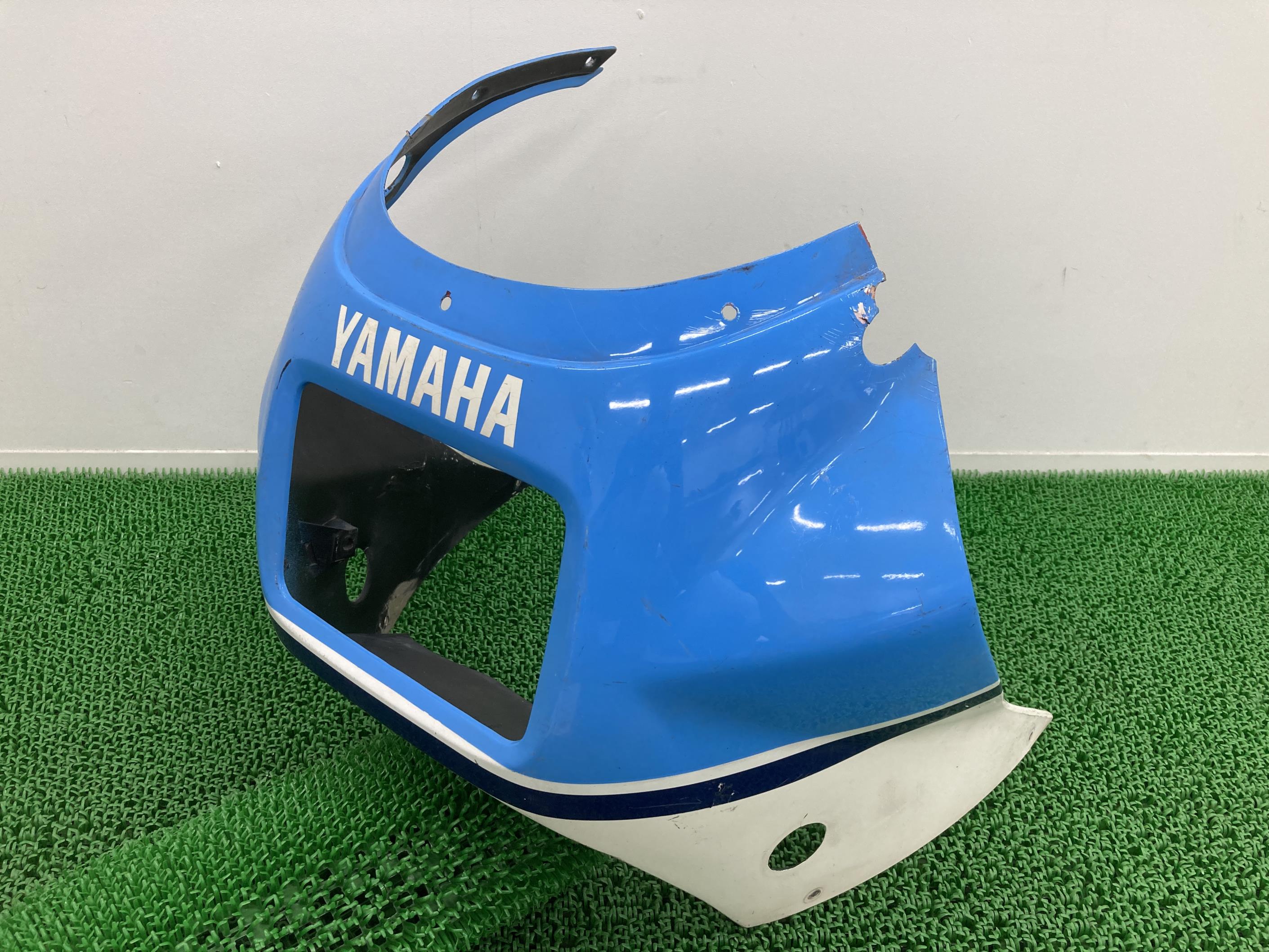 RZV500R アッパーカウル ヤマハ 純正 バイク 部品 51X RZ350RRカラー 絶版2st 昭和レトロ キングケニー 車検 Genuine 【中古】 63