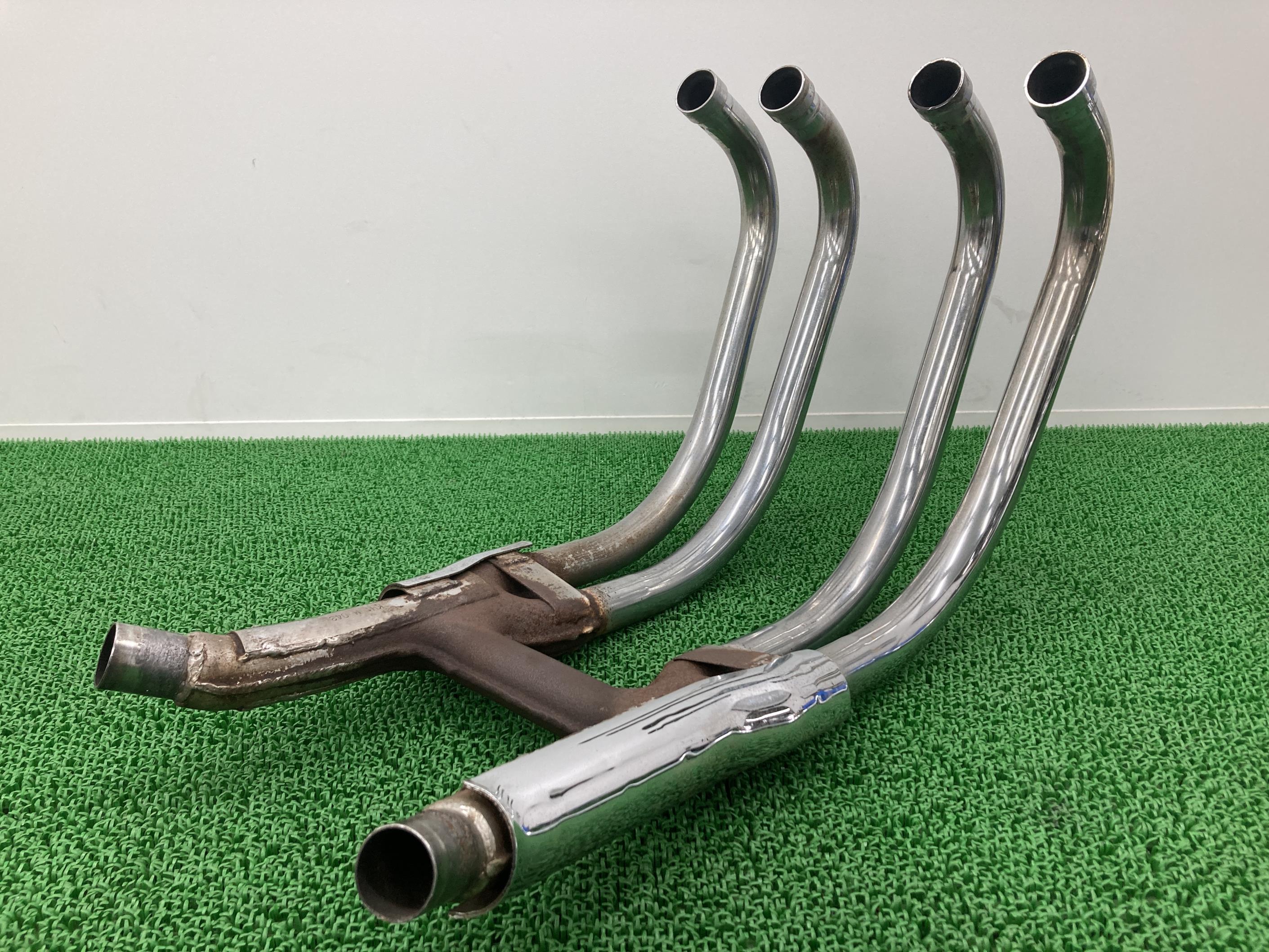 ゼファー750 エキパイマフラー カワサキ 純正 バイク 部品 ZR750C ZEPHYR750 コケキズ無し 品薄 希少品 車検 Genuine 【中古】 40