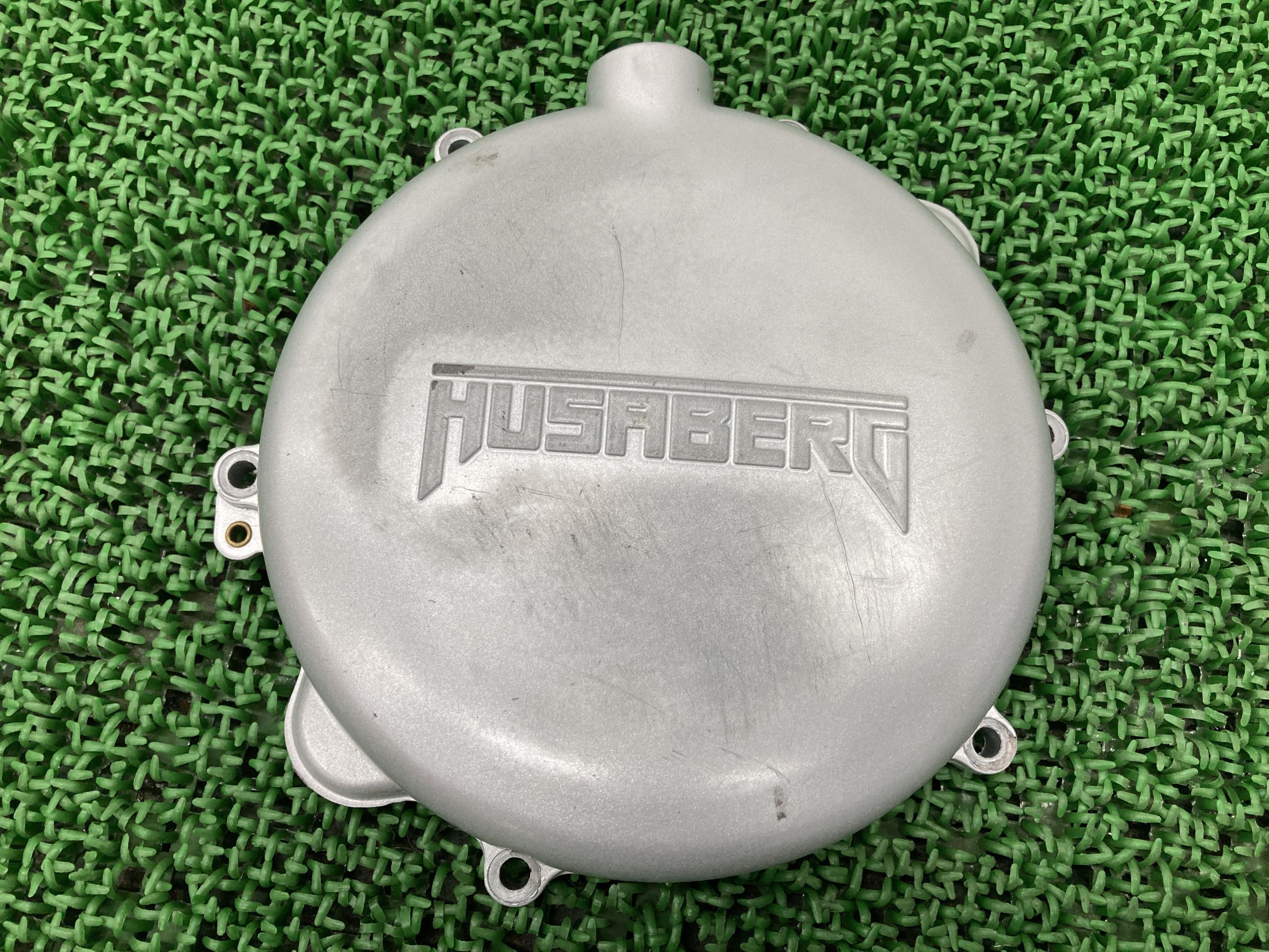 TE250 エンジンカバー ハスクバーナ 純正 バイク 部品 フサベル HUSABERG クラッチカバー 割れ欠け無し 品薄 車検 Genuine 【中古】 1