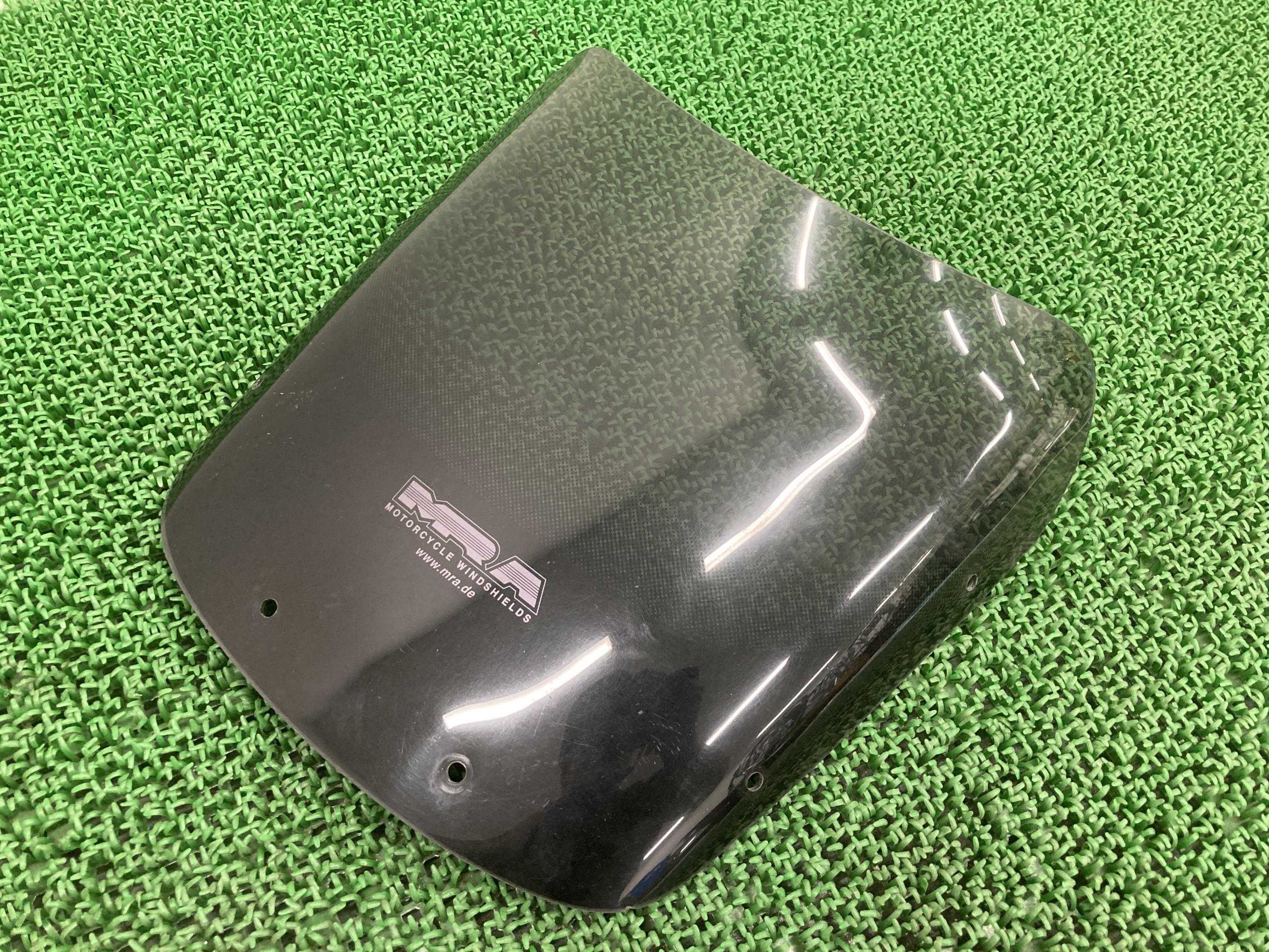 MRA製ZRX400 スクリーン 01301 社外 バイク 部品 ZR400E スモーク スポイラースクリーン ウインドシールド ZRX1200などにも 【中古】 kX