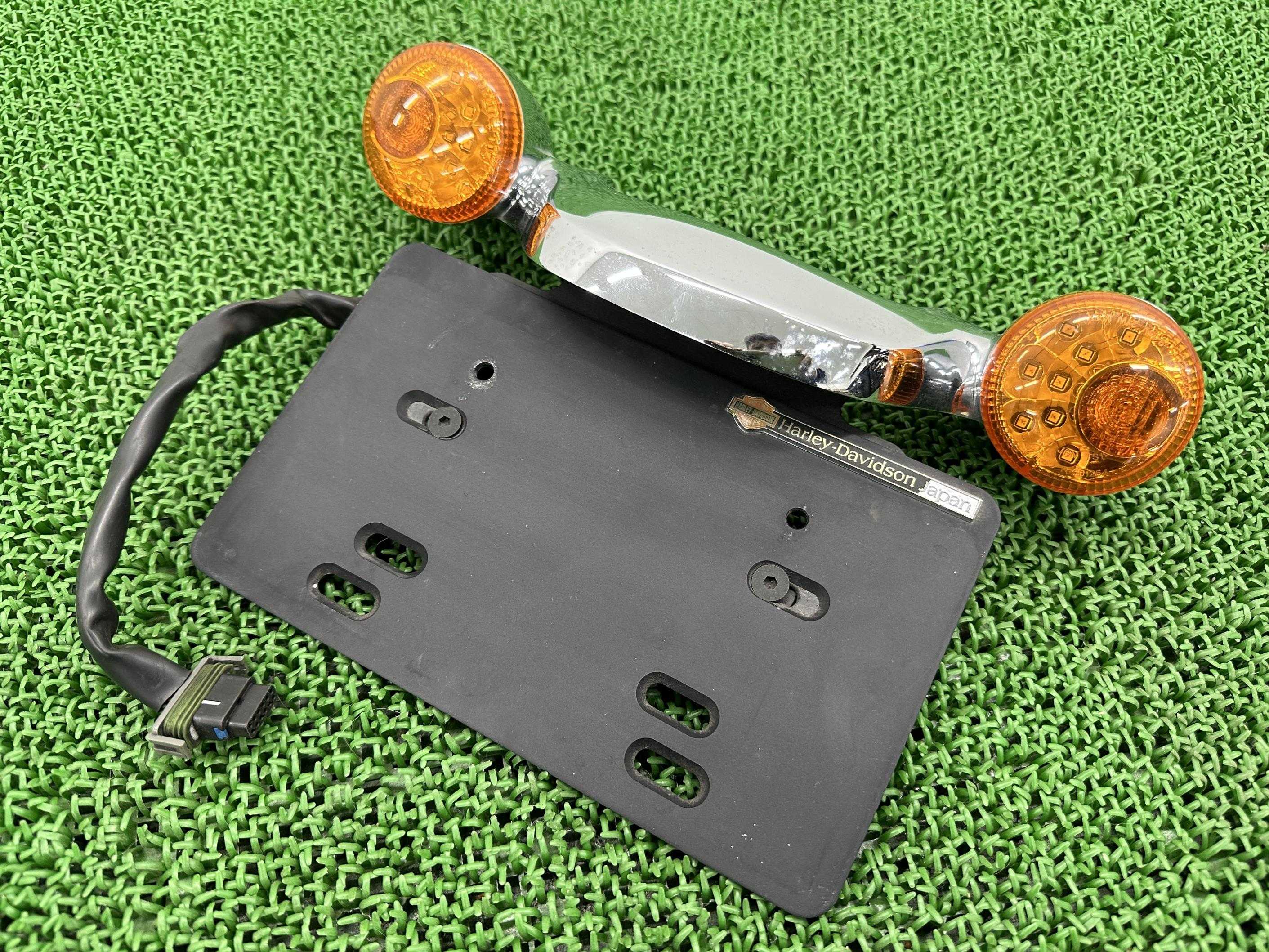 FLTRX103 リアウインカー 左右 ハーレー 純正 バイク 部品 ツーリング ロードグライド LED ナンバーホルダー 車検 Genuine 【中古】 42