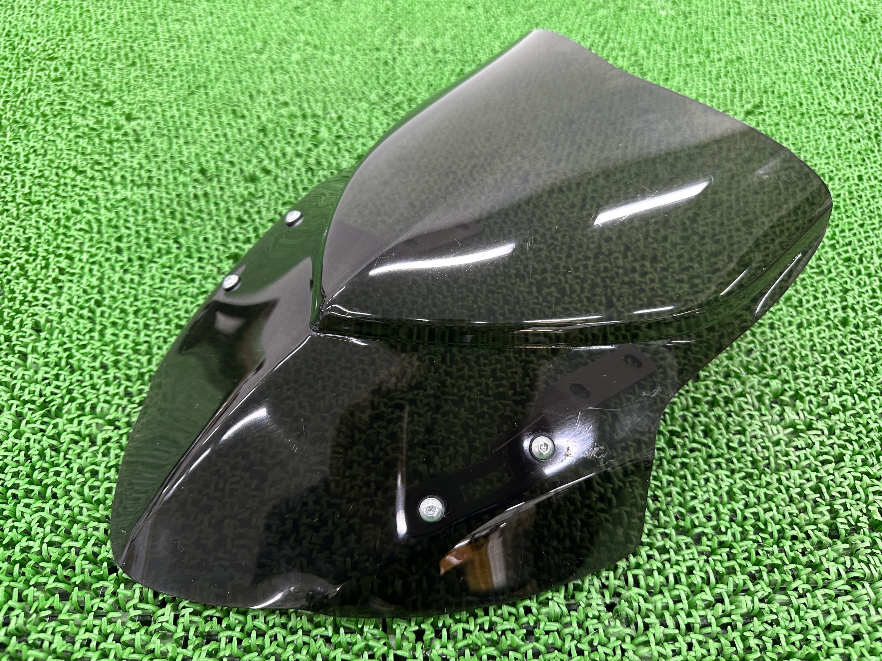 バラクーダ製ディアベルスクリーン社外バイク部品ドゥカティダークスモークフライスクリーン割れ欠け無し品薄希少品【中古】 37