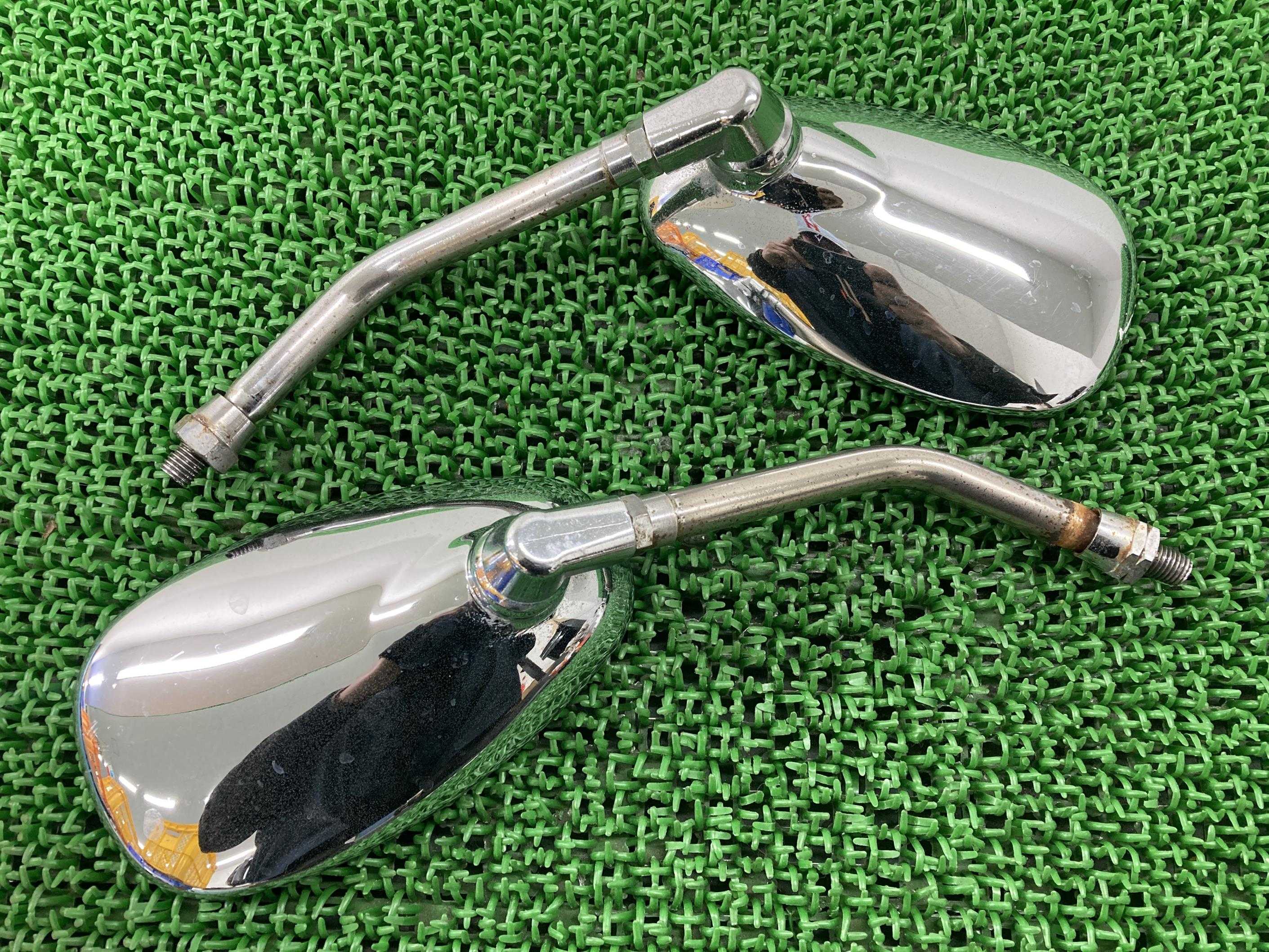 V-MAXミラー左右ヤマハ純正バイク部品正逆10mmVMAX割れ欠け無し品薄希少品車検Genuine【中古】 92