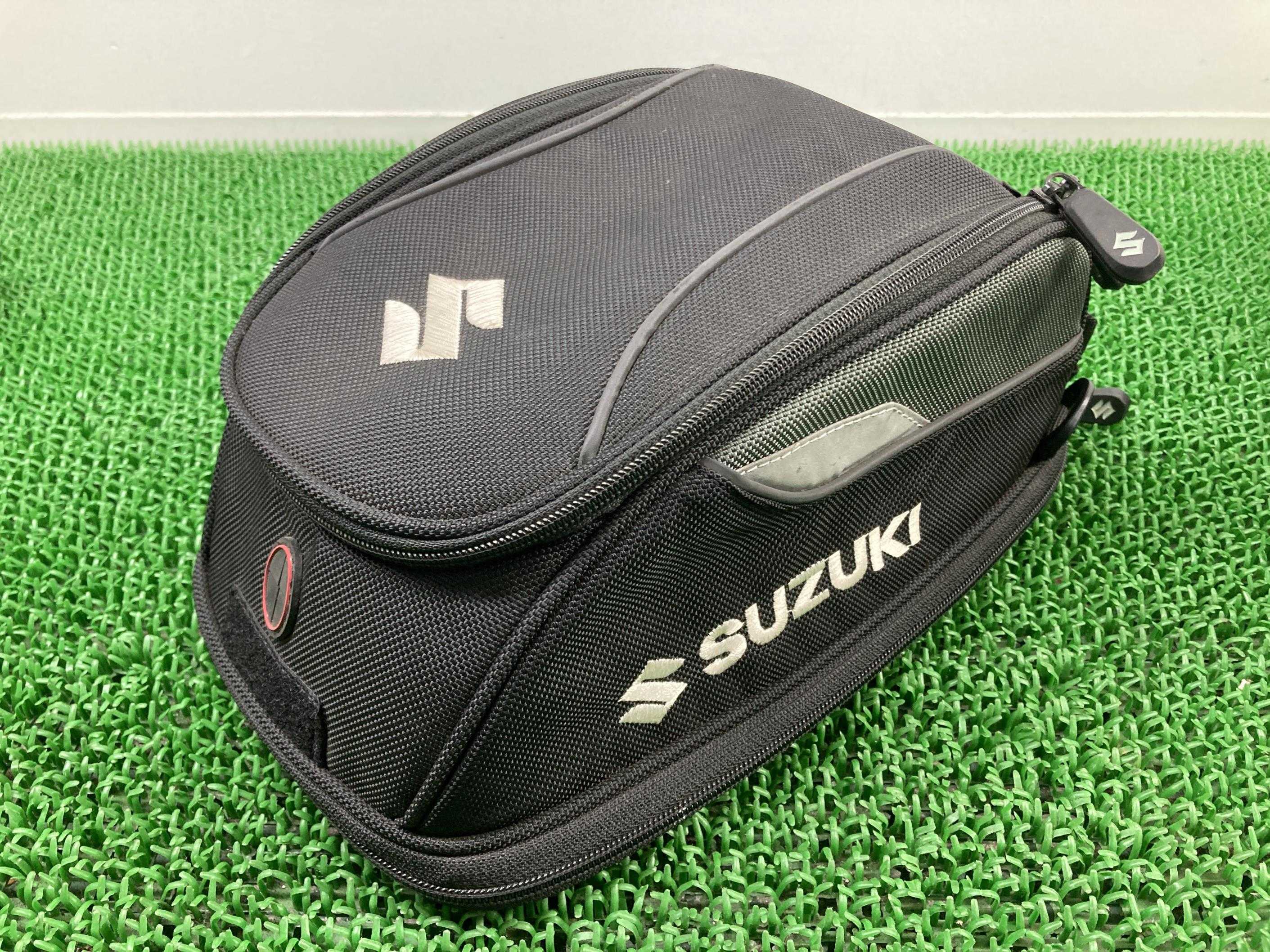 Vストローム1050 タンクバッグ スズキ 純正 バイク 部品 容量5-9L スモールタイプ コンディション良好 破れ無し 品薄 希少品 車検 Genuine 【中古】 wI