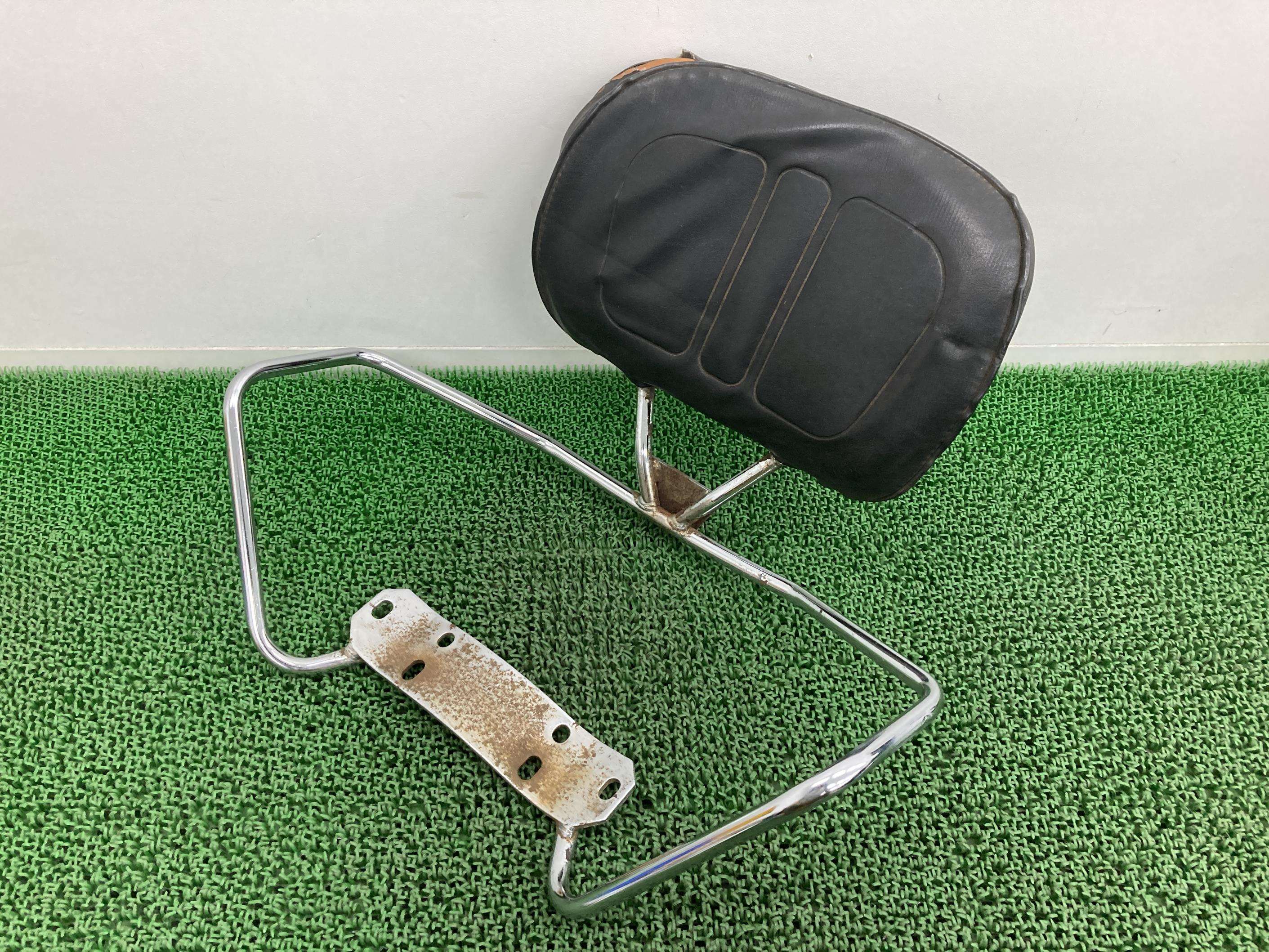 FLHT1340バックレスト1HD1DDK14DY503***社外バイク部品ハーレーショベルシートレールバックレストグラブバー修復素材に【中古】 45