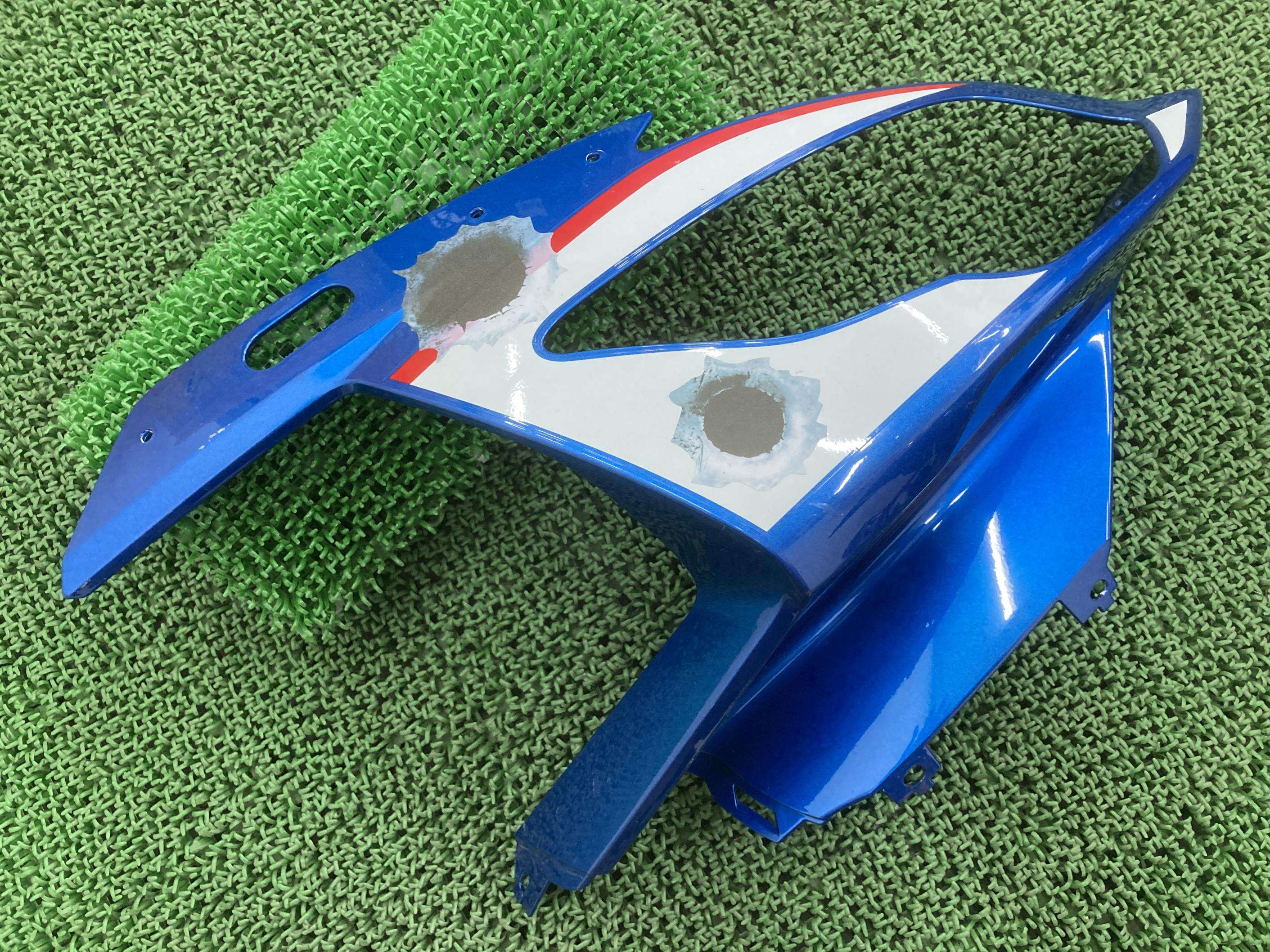 S1000RR アッパーカウル 右 白/青/赤 BMW 純正 バイク 部品 15～18年 割れ欠け無し 品薄 希少品 車検 Genuine 【中古】 90｜ティーエスパーツ　店