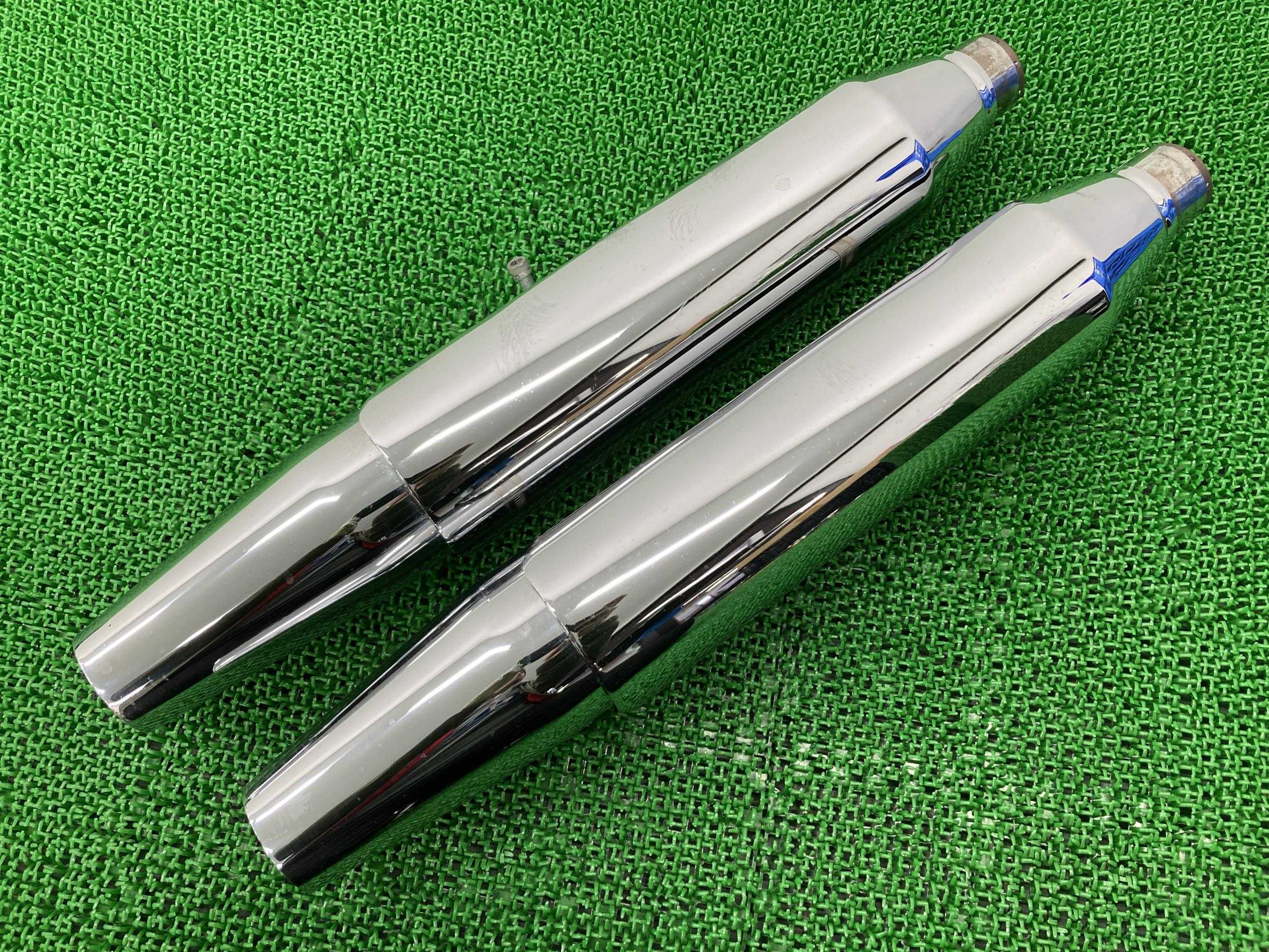FXDB1690 サイレンサーマフラー ハーレー 純正 バイク 部品 64900308 64900349 ストリートボブ ダイナ ヒートガード 車検 Genuine 【中古】 98