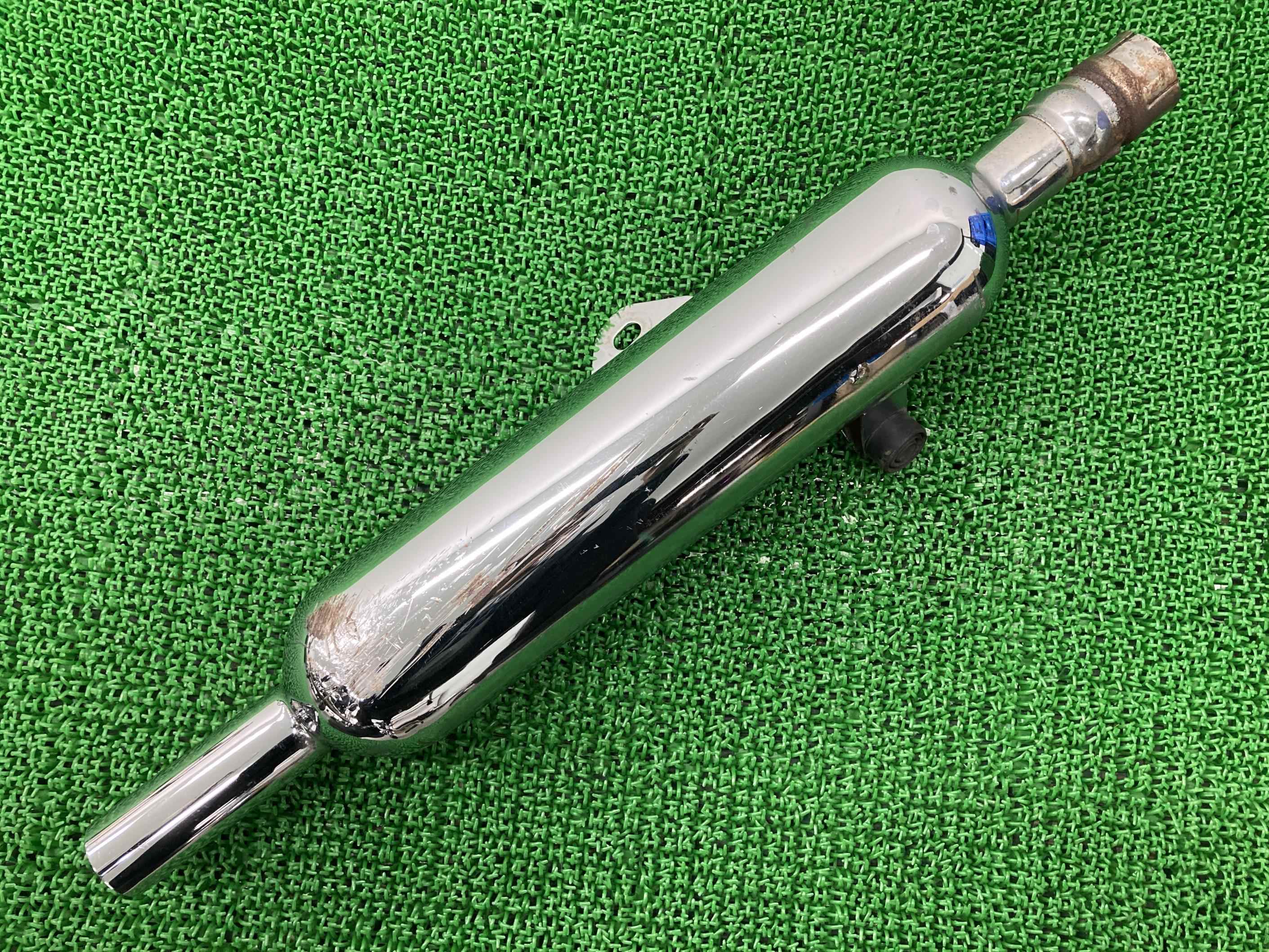 エストレヤ サイレンサーマフラー カワサキ 純正 バイク 部品 BJ250A ESTRELLA エストレア 機能的問題なし 品薄 車検 Genuine 【中古】 5｜ティーエスパーツ　店