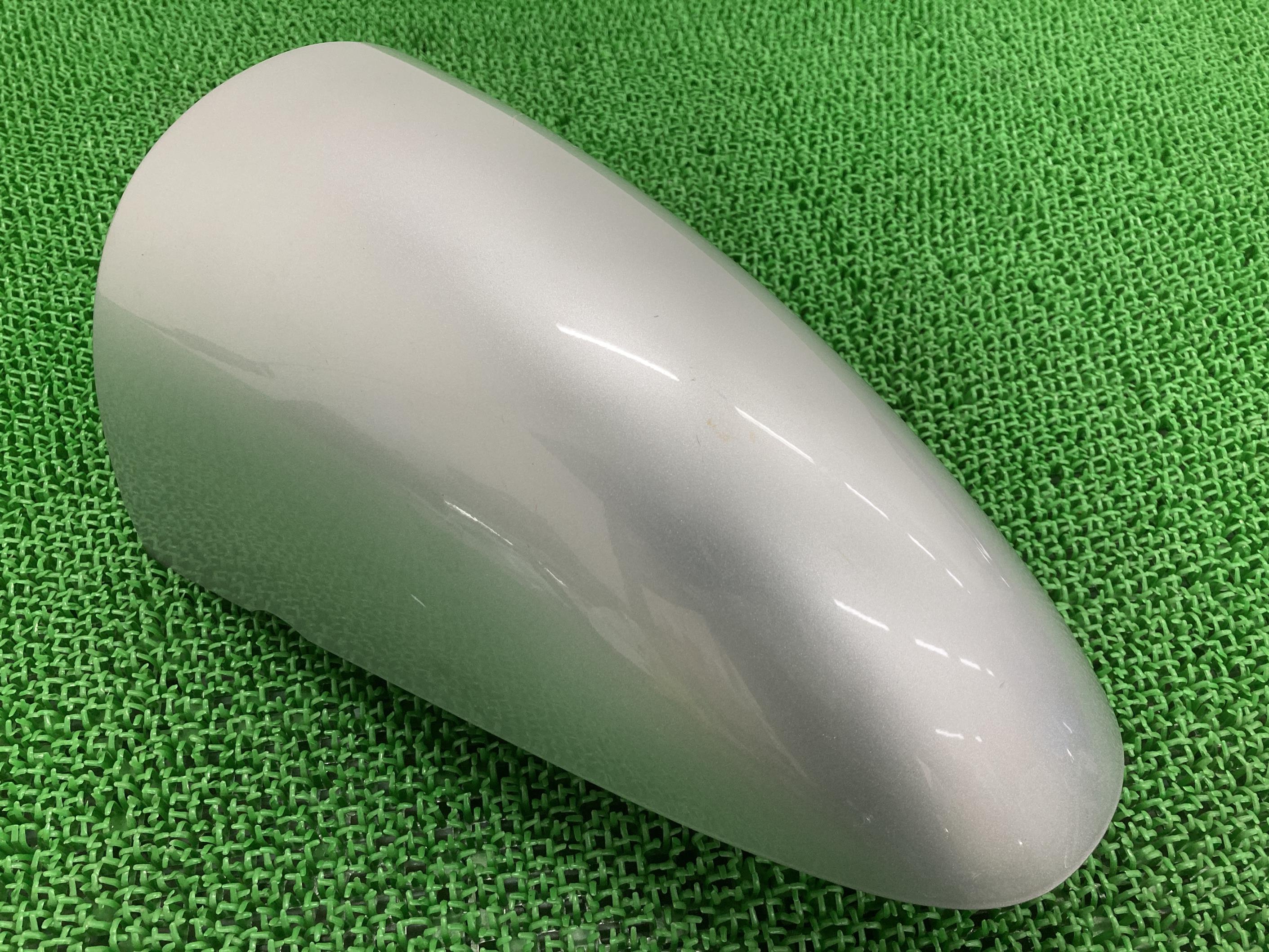 カブラシングルシートカウル銀ホンダ純正バイク部品リトルカブラリトルカブスーパーカブオプション修復素材にコケキズ無し車検Genuine【中古】 30｜ティーエスパーツ　店