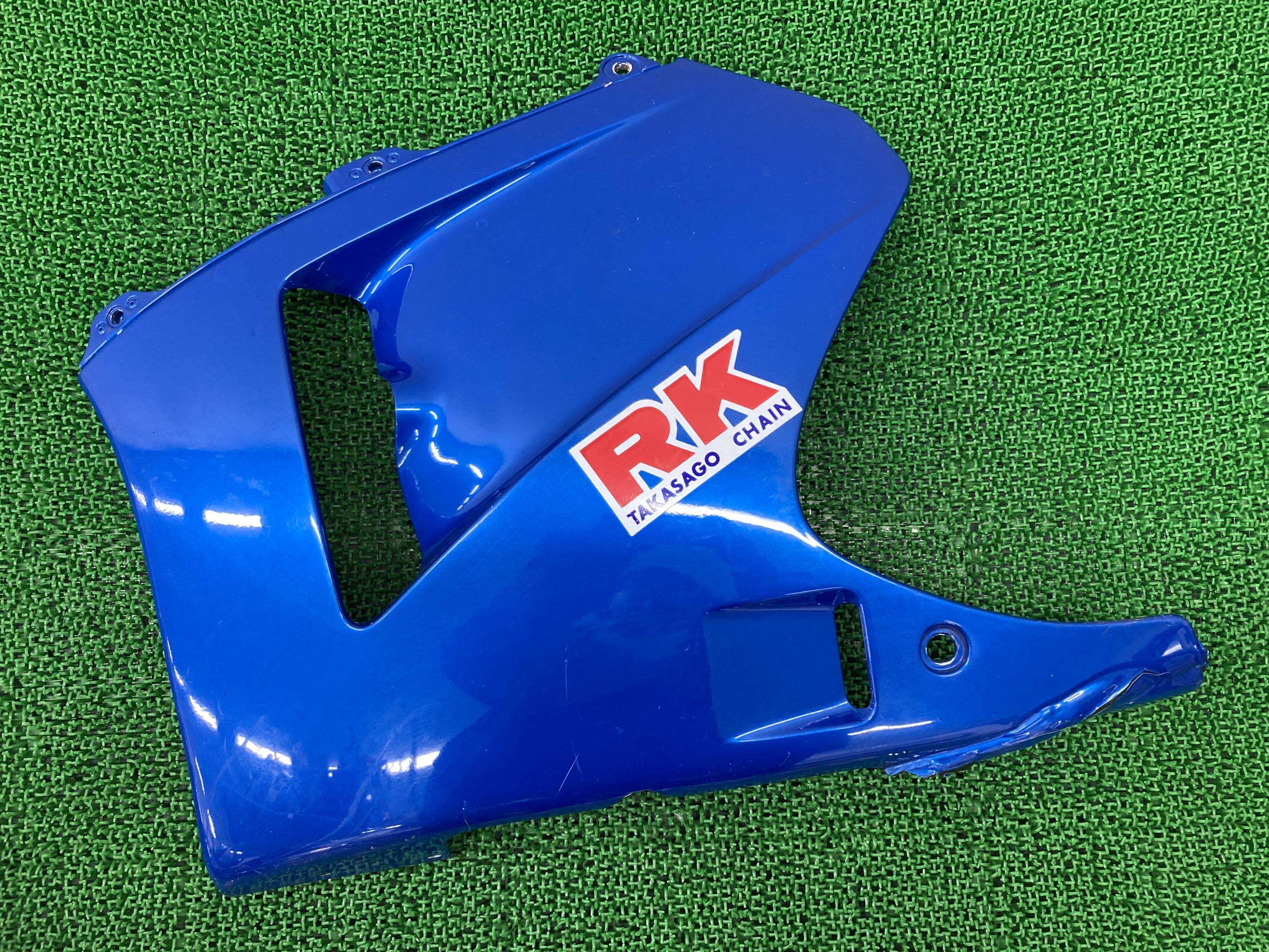 VFR400R サイドカウル 左 青 ホンダ 純正 バイク 部品 NC30 当時物 アンダーカウル 修復素材に 品薄 車検 Genuine 【中古】 20