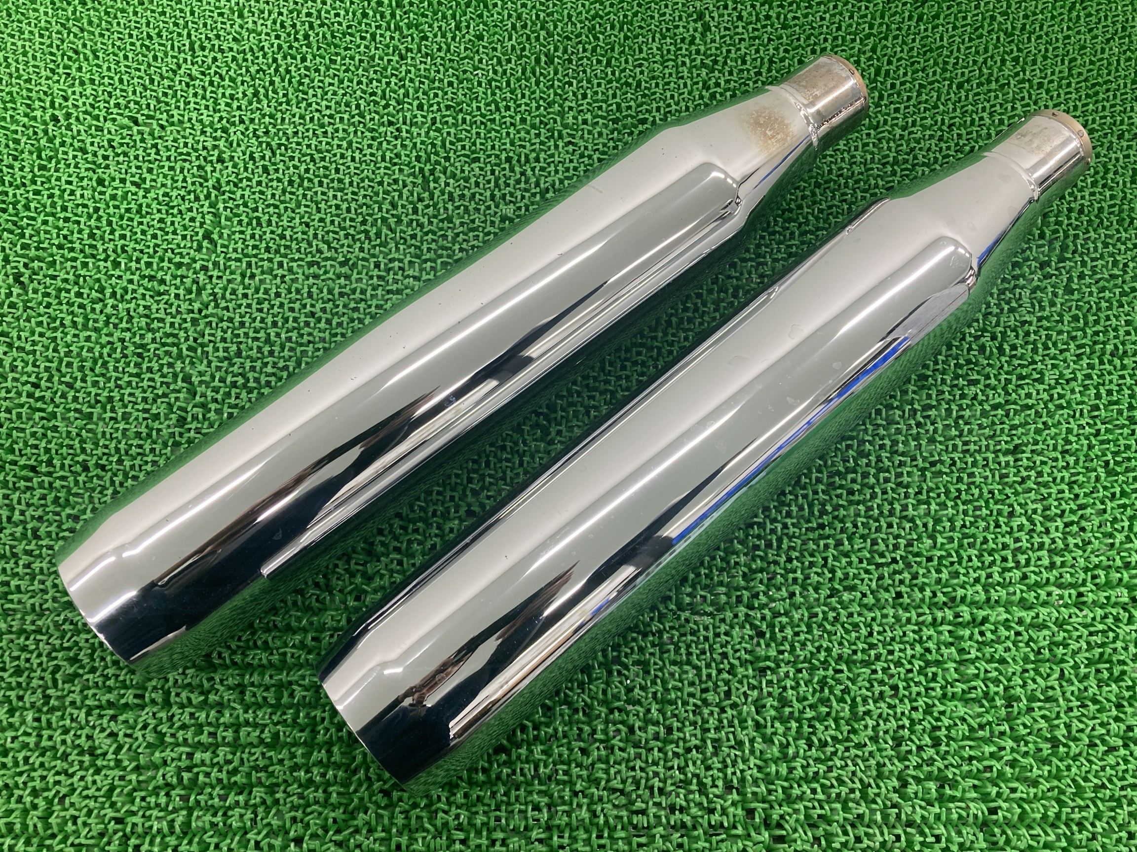 XL1200CX サイレンサーマフラー ハーレー 純正 バイク 部品 64900389 64900390 スポーツスター ロードスター コンディション良好 車検 Genuine 【中古】 54
