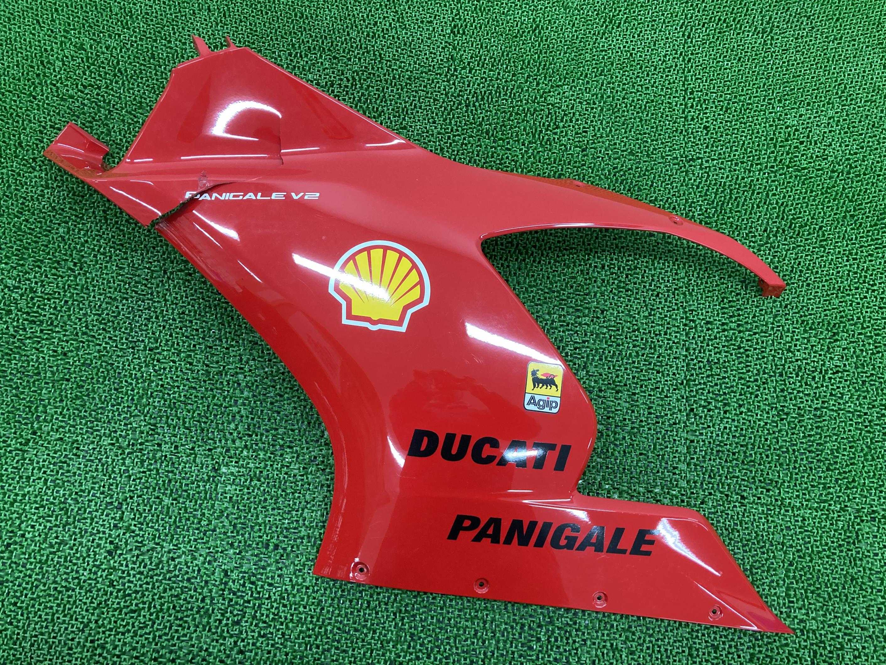 パニガーレV2サイドカウル左赤ドゥカティ純正バイク部品PanigaleV2修復素材に品薄希少品車検Genuine【中古】 71|ティーエスパーツ 店
