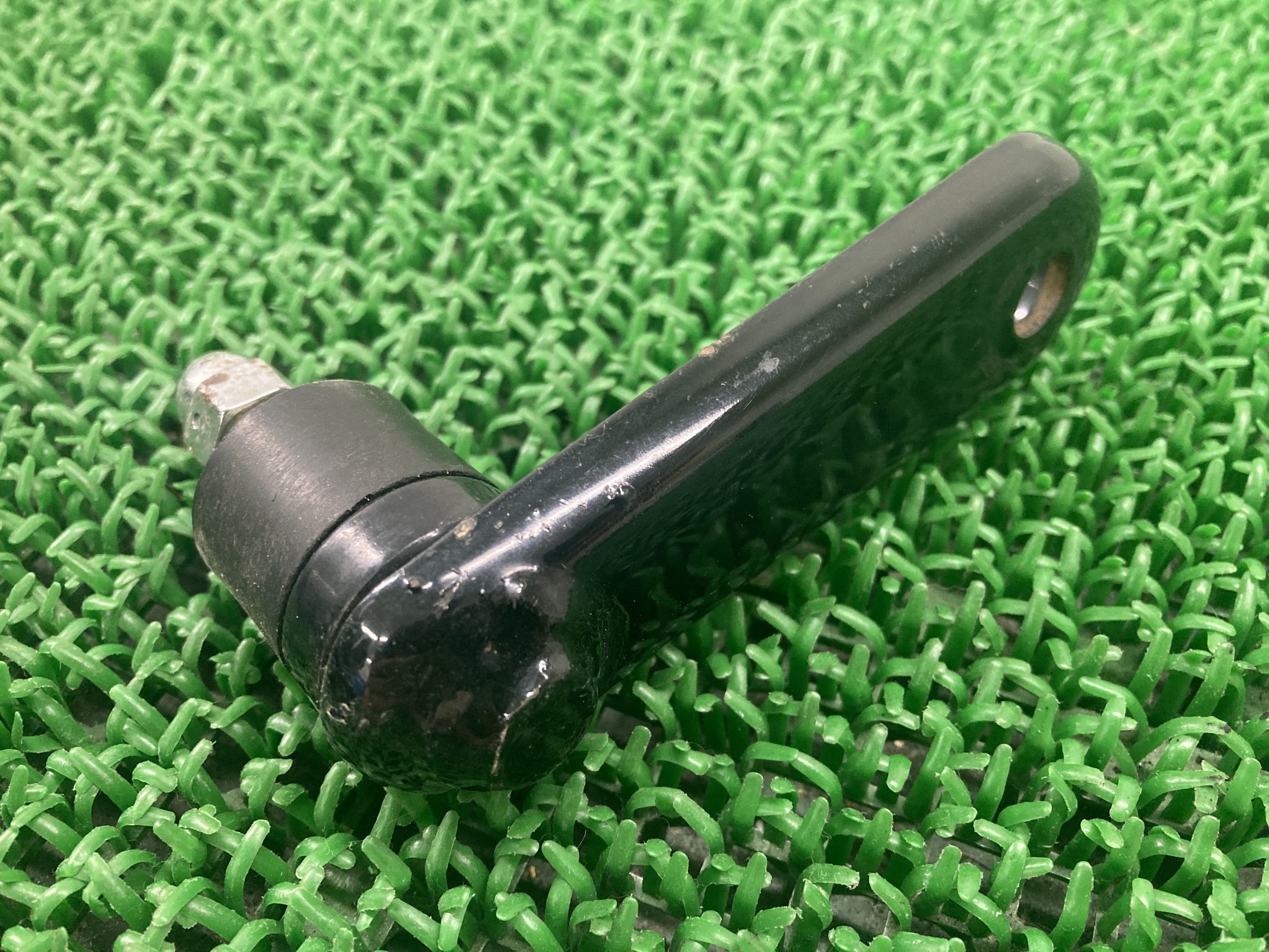 FLSTCサドルバッグサポートブラケット片側ハーレー純正バイク部品ソフテイルエボタンデムステップ曲がり無し品薄車検Genuine【中古】 93
