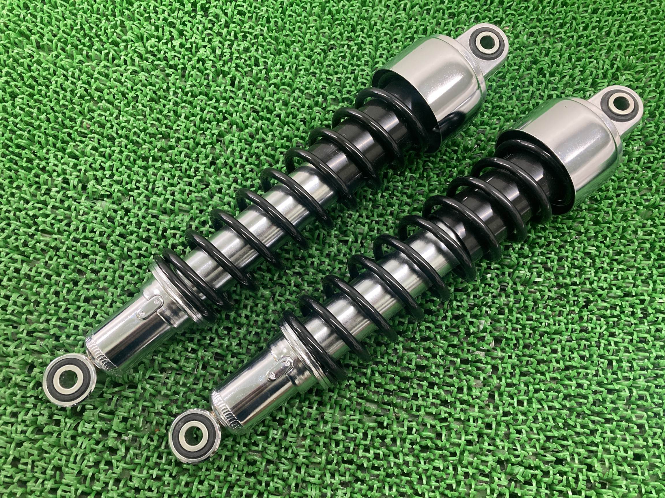 モンキー125リアサスペンション左右黒ホンダ純正バイク部品JB02ピッチ335mmリアショックコンディション良好曲がり無し品薄車検Genuine【中古】 19｜ティーエスパーツ　店