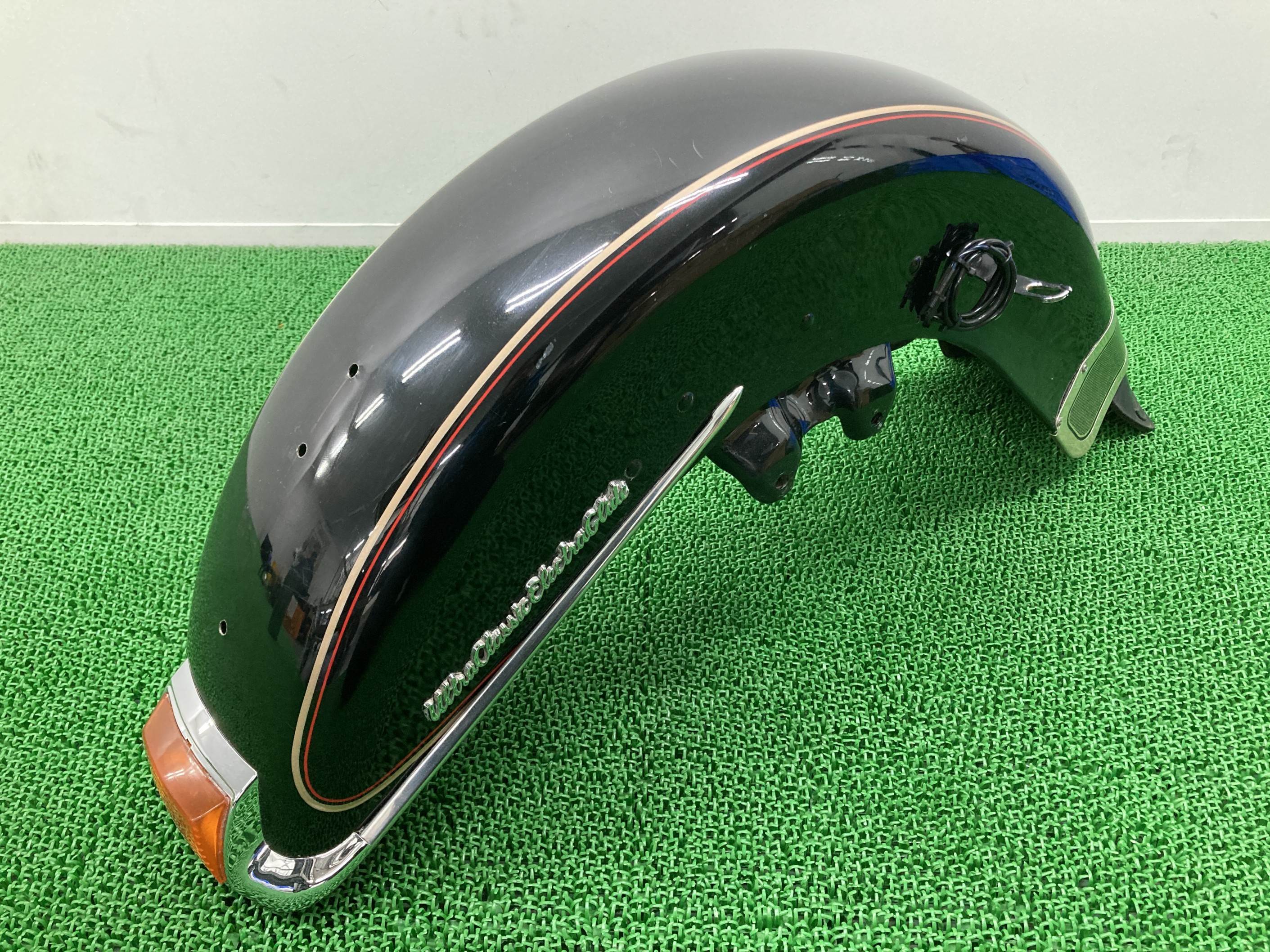 FLHTCUフロントフェンダー黒ハーレー純正バイク部品エレクトラグライドウルトラクラシックトリムコケキズ無し車検Genuine【中古】 69|ティーエスパーツ 店
