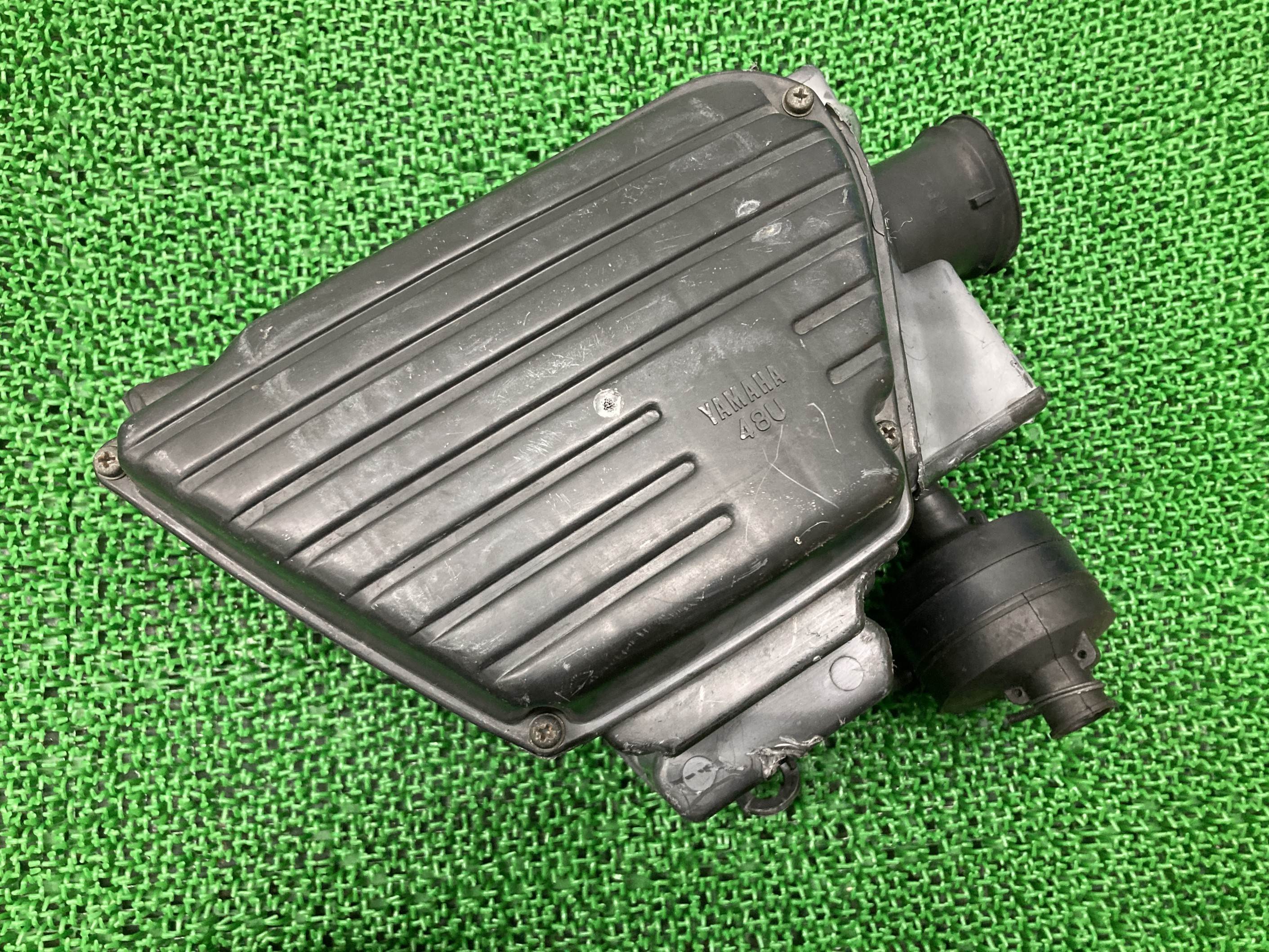 SR400 エアクリーナーボックス ヤマハ 純正 バイク 部品 1JR RH01J ブローバイ ブリーザー 修復素材に 車検 Genuine 【中古】 81|ティーエスパーツ 店