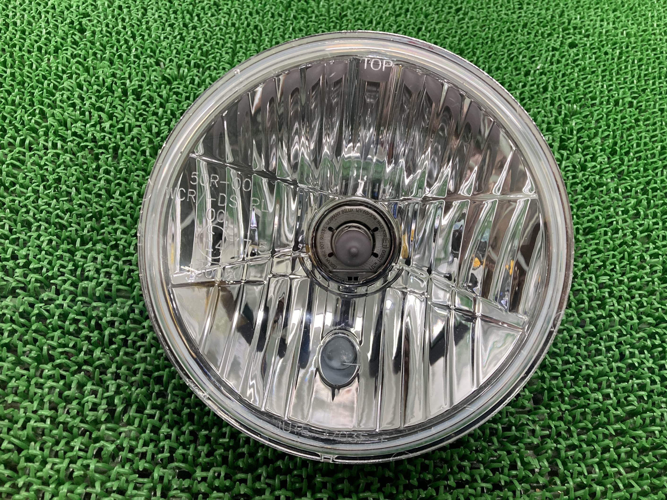 チーフ ヘッドライト インディアン 純正 バイク 部品 13006 J703F-E 7インチ コンディション良好 割れ欠け無し 車検 Genuine 【中古】 22