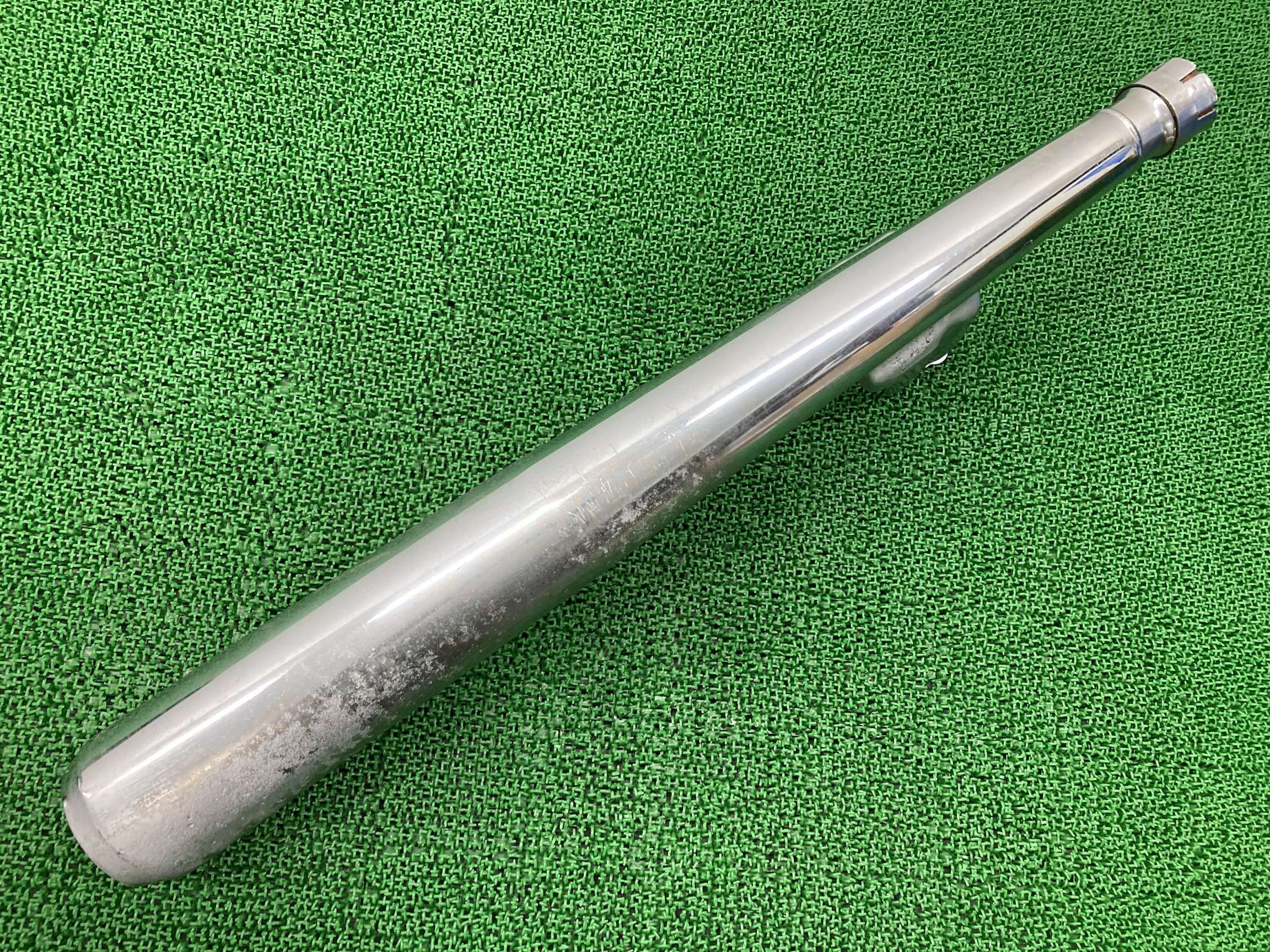SR500 サイレンサーマフラー ヤマハ 純正 バイク 部品 機能的問題なし 品薄 希少品 車検 Genuine 【中古】 90|ティーエスパーツ 店
