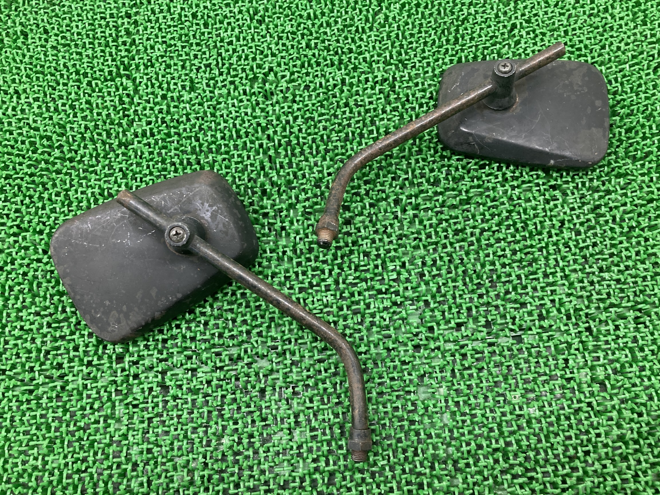 クランプ型バイクミラー2個セットナポロッキータイプ旧車會暴走族カフェレーサー クランプ型バイクミラー2個セットナポロッキータイプ旧車會暴走