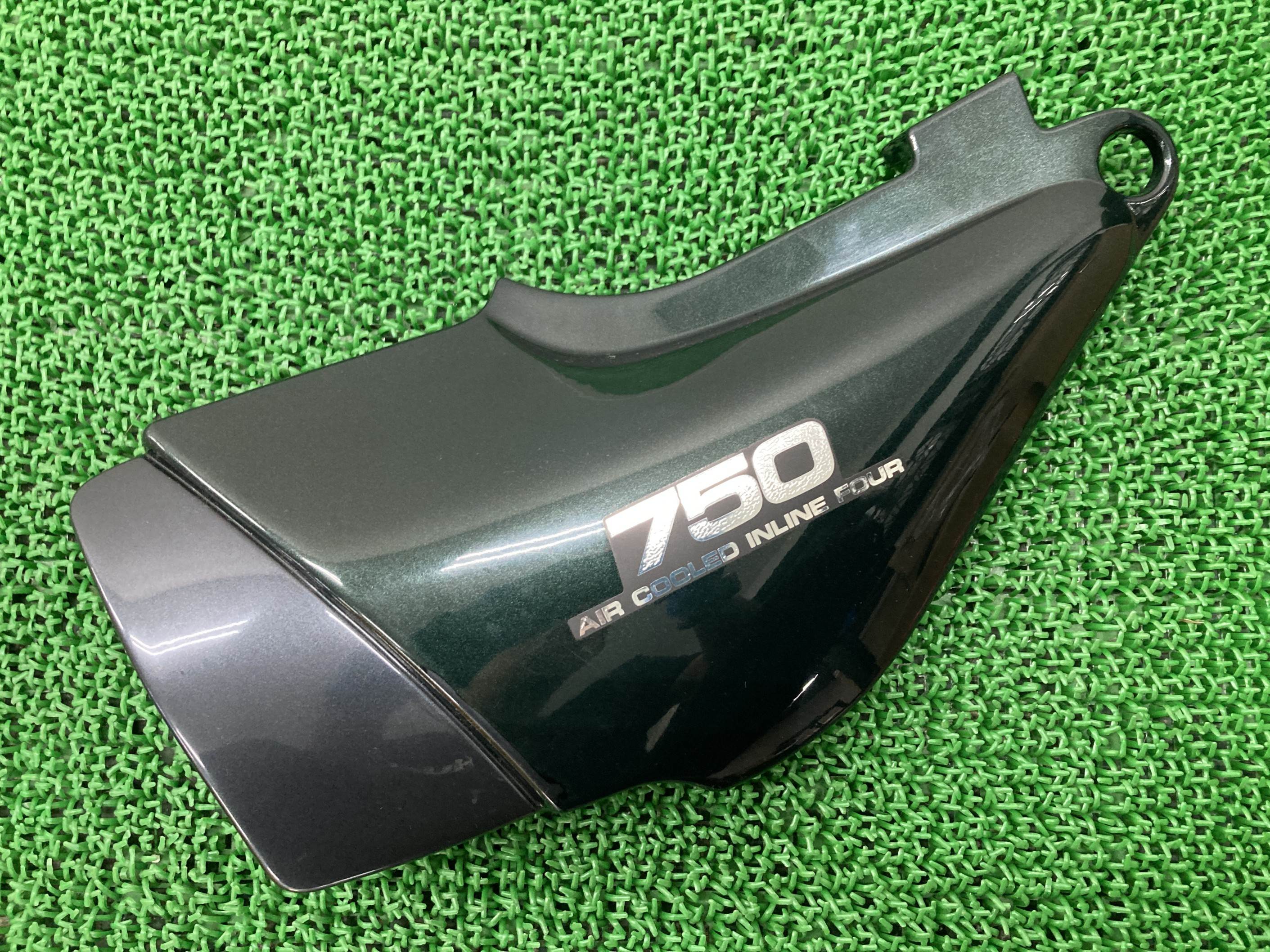 ゼファー750サイドカバー左深緑Mカワサキ純正バイク部品ZR750CDZEPHYR750ルミナスウインザーグリーンコンディション良好品薄車検Genuine【中古】 4