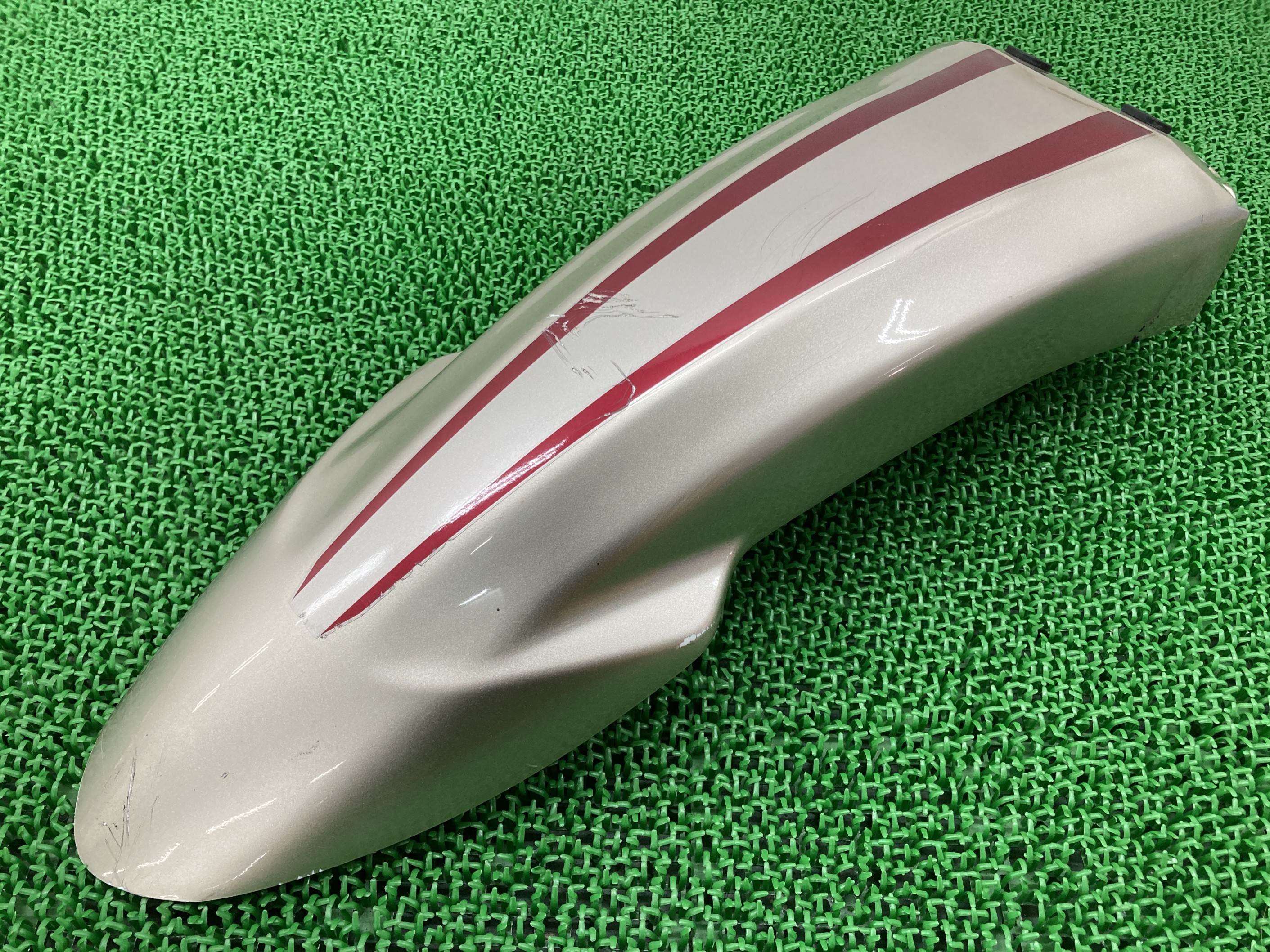 セロー250フロントフェンダー金/赤ヤマハ純正バイク部品DG11JDG17J20thアニバーサリースペシャル割れ欠け無し品薄希少品車検Genuine【中古】 42