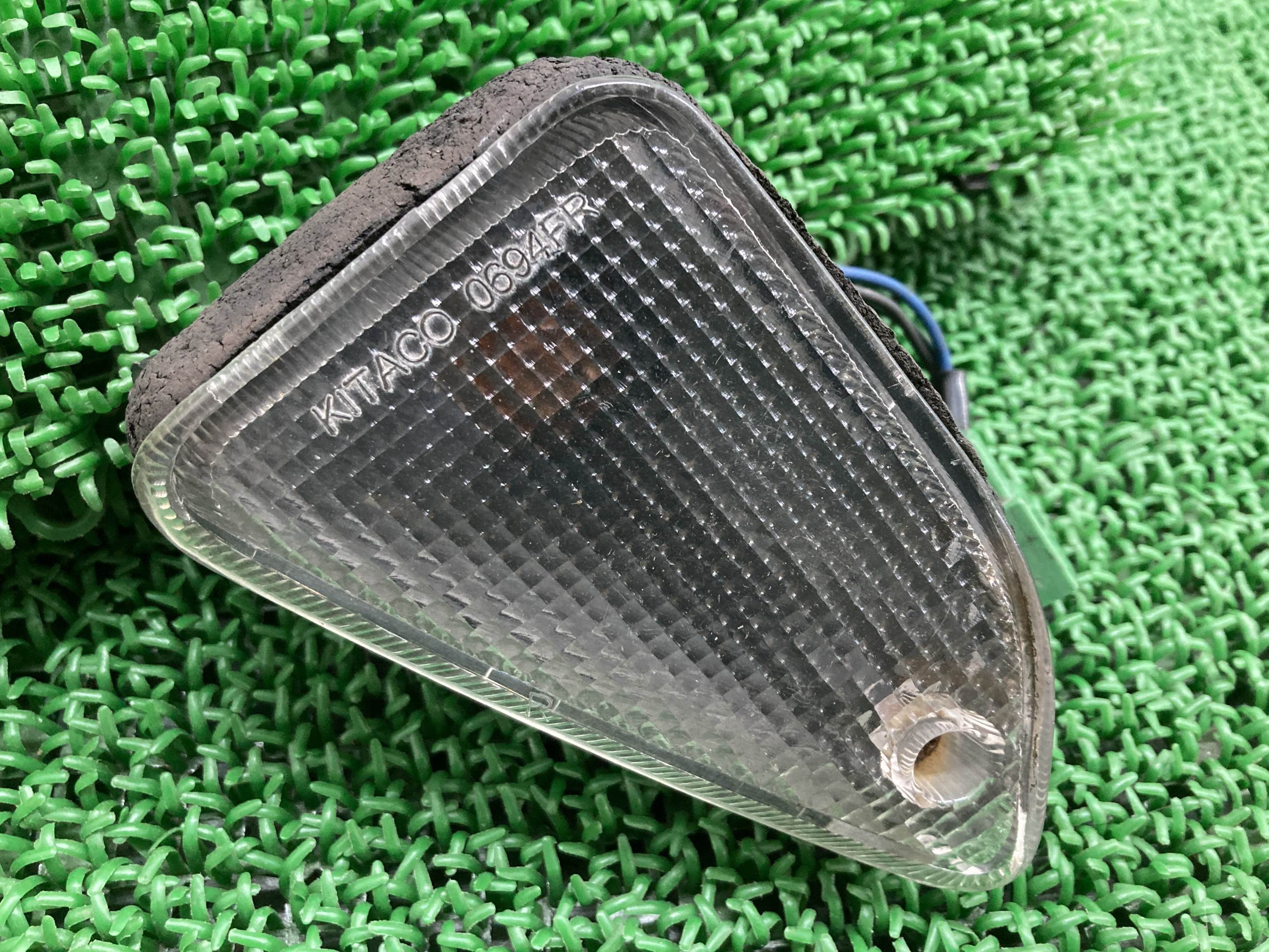 キタコ製マジェスティ250 フロントウインカー 右 社外 バイク 部品 4HC SG01J 0694 210-31670 KITACO クリアレンズ 【中古】 97